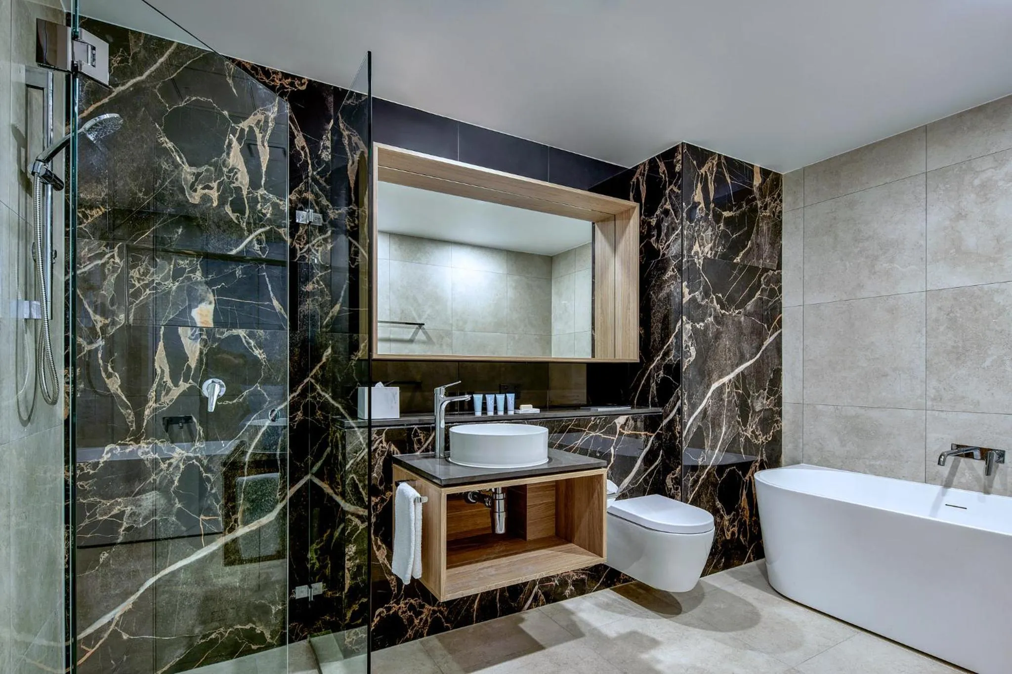 Bathroom in Meriton Suites Liverpool