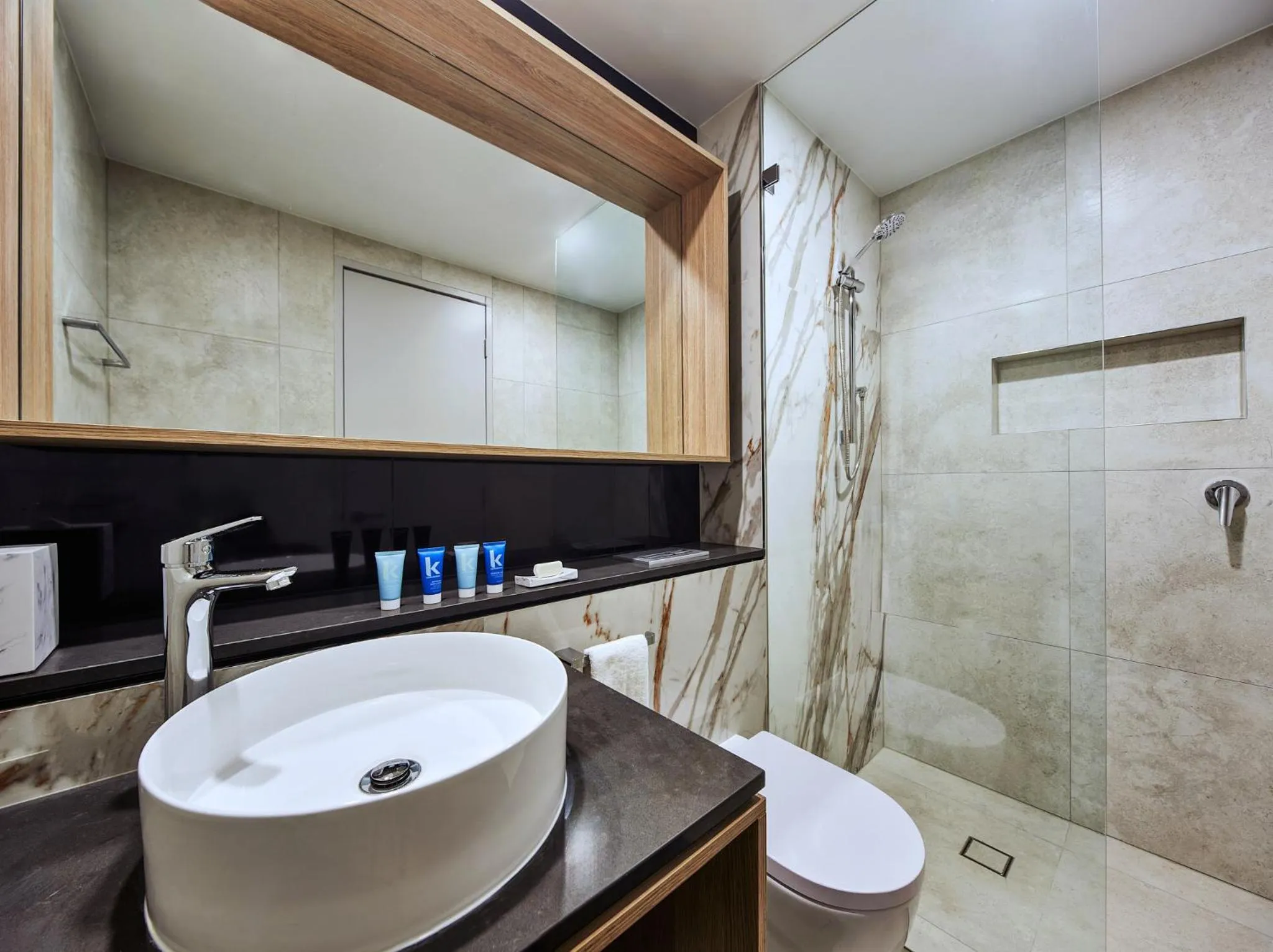 Bathroom in Meriton Suites Liverpool