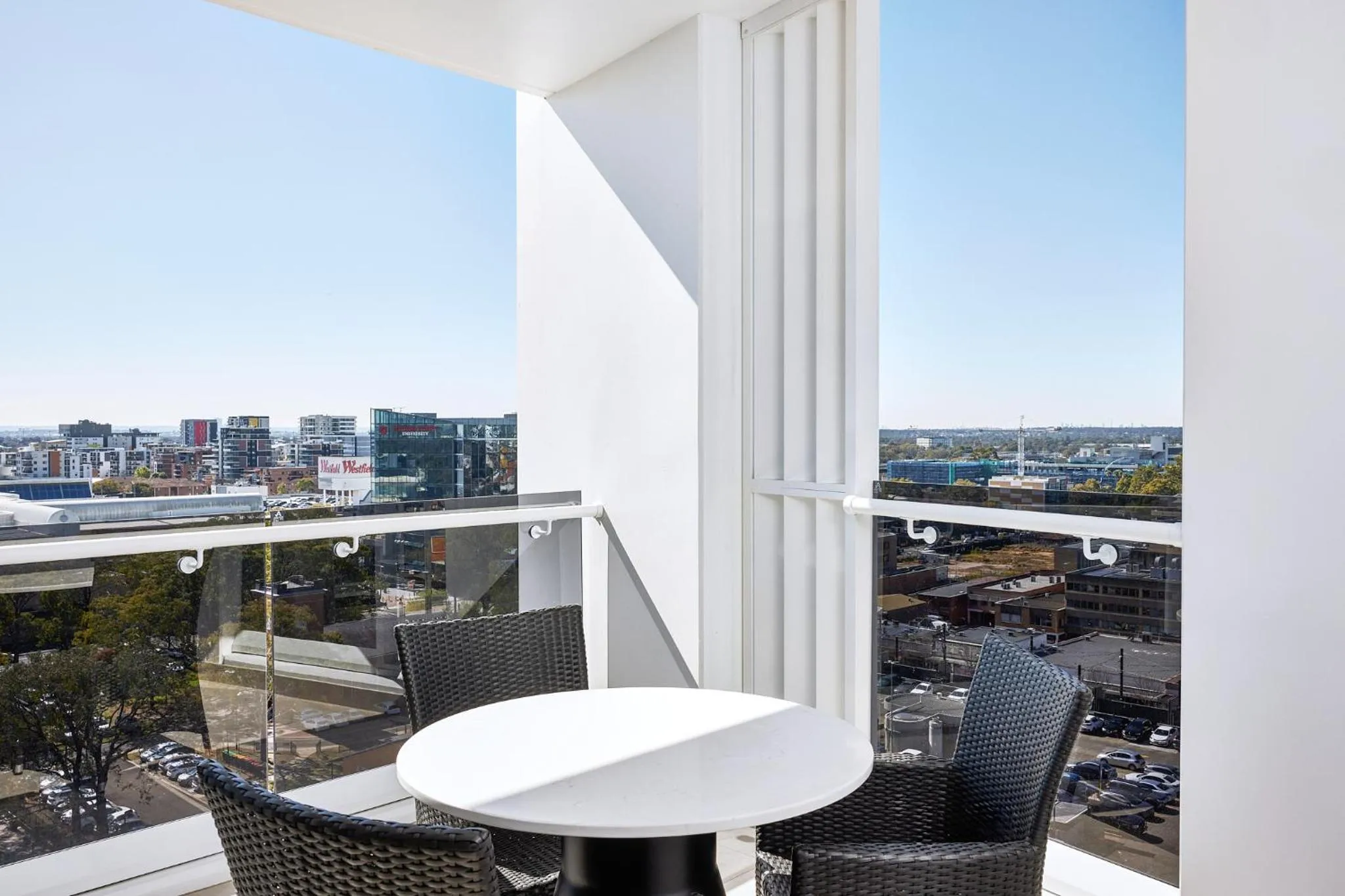 Balcony/Terrace in Meriton Suites Liverpool