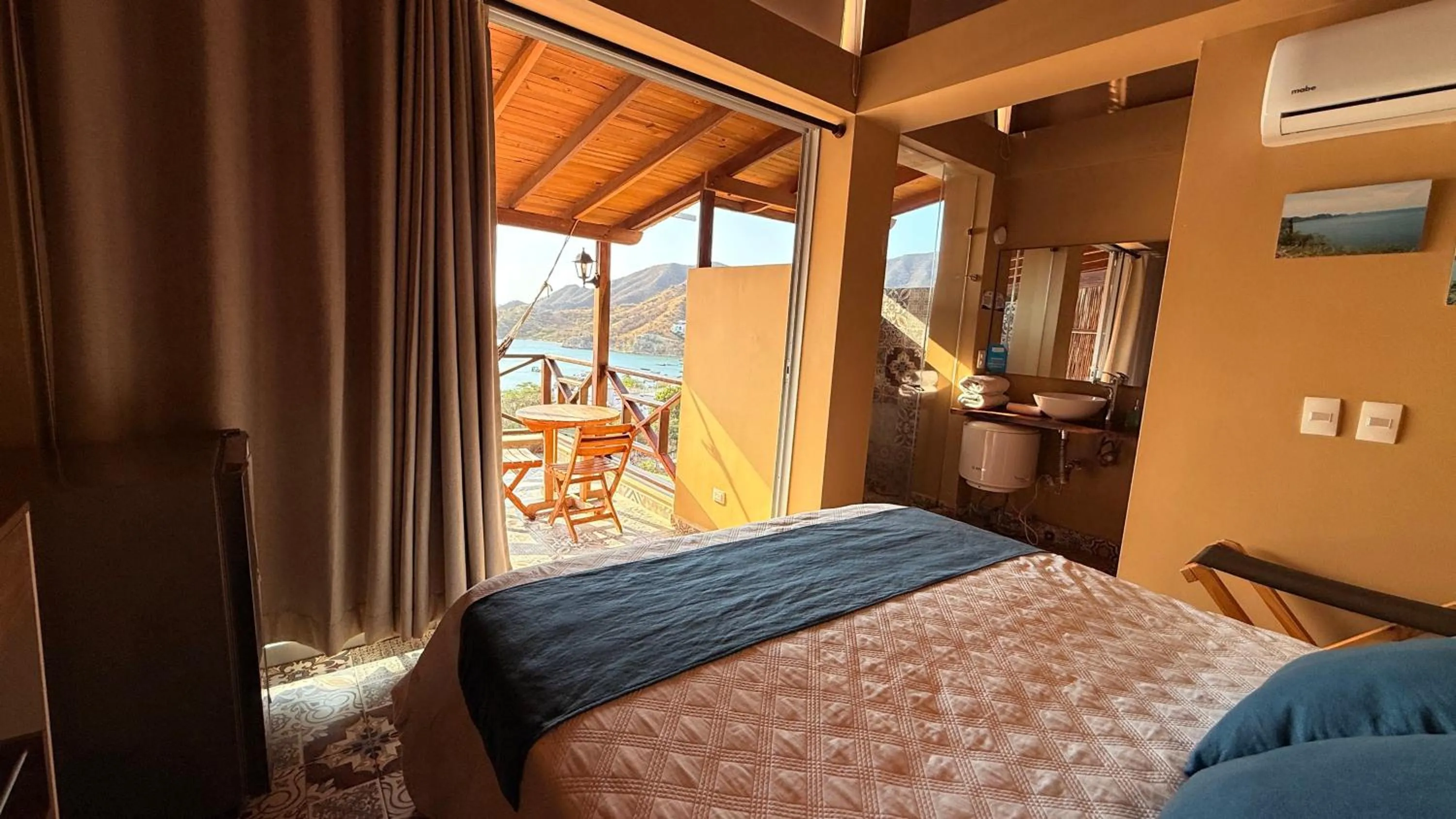 Bed in Cabañas Paraiso