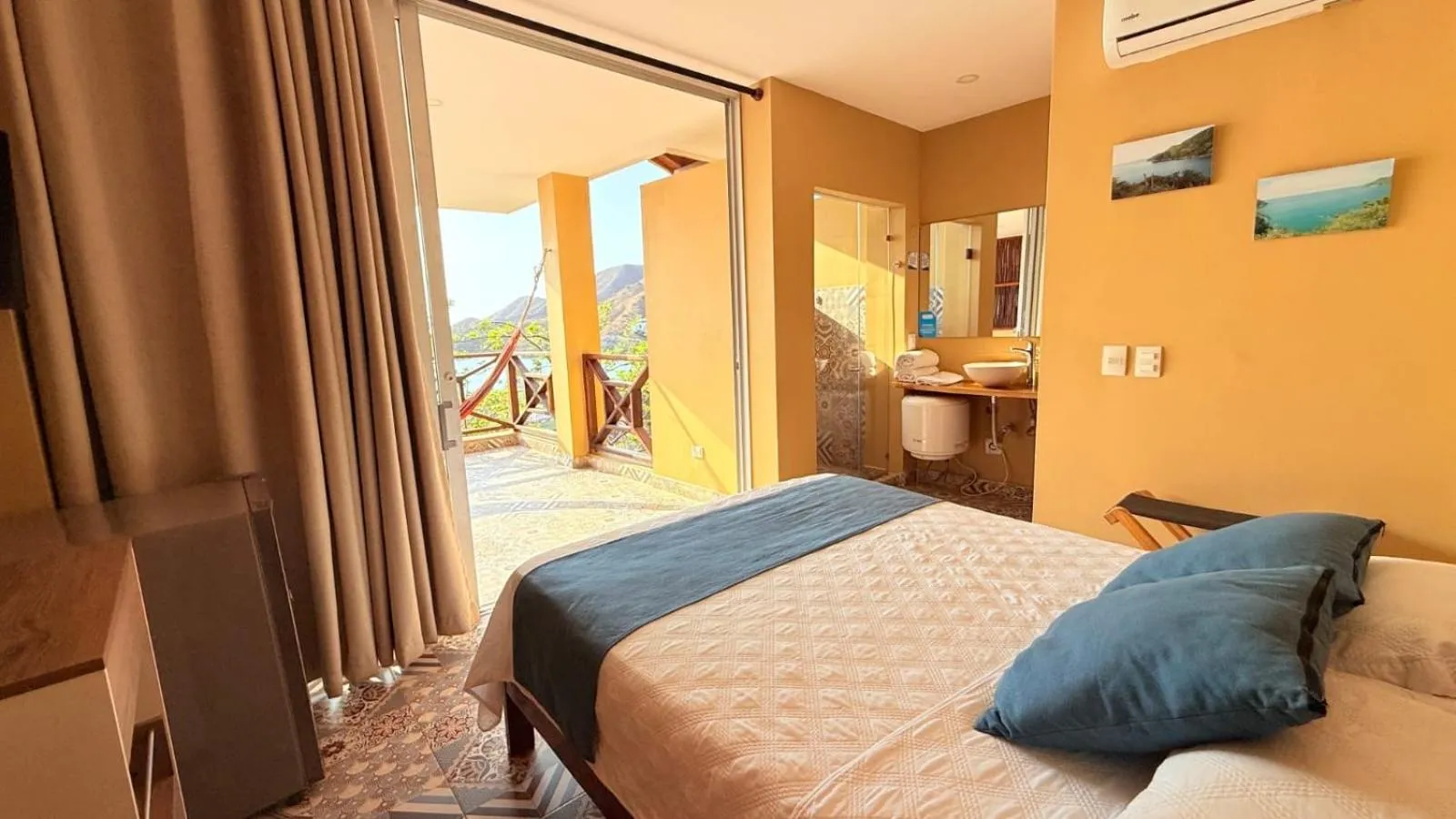 Bed in Cabañas Paraiso