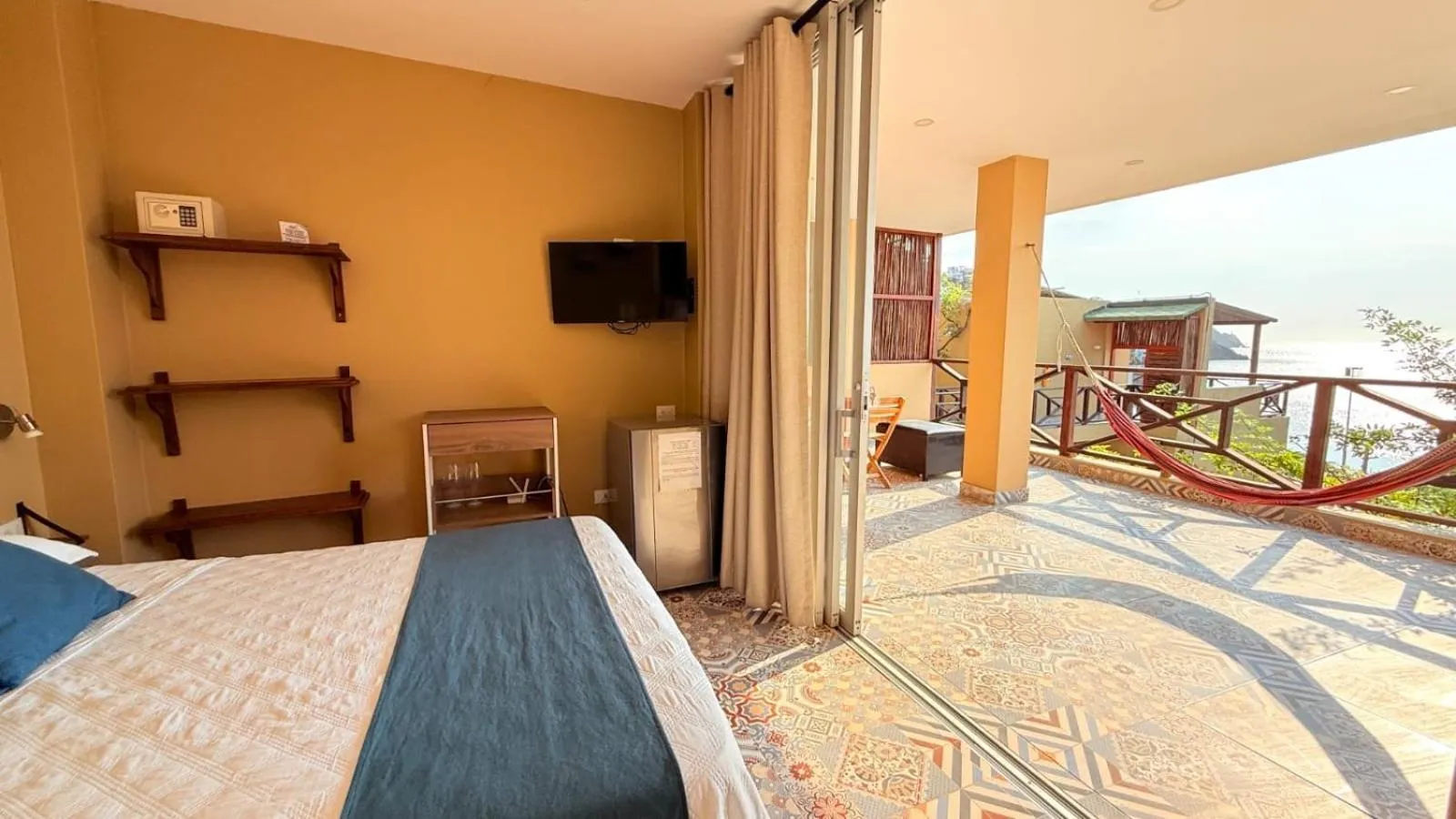 Bed in Cabañas Paraiso