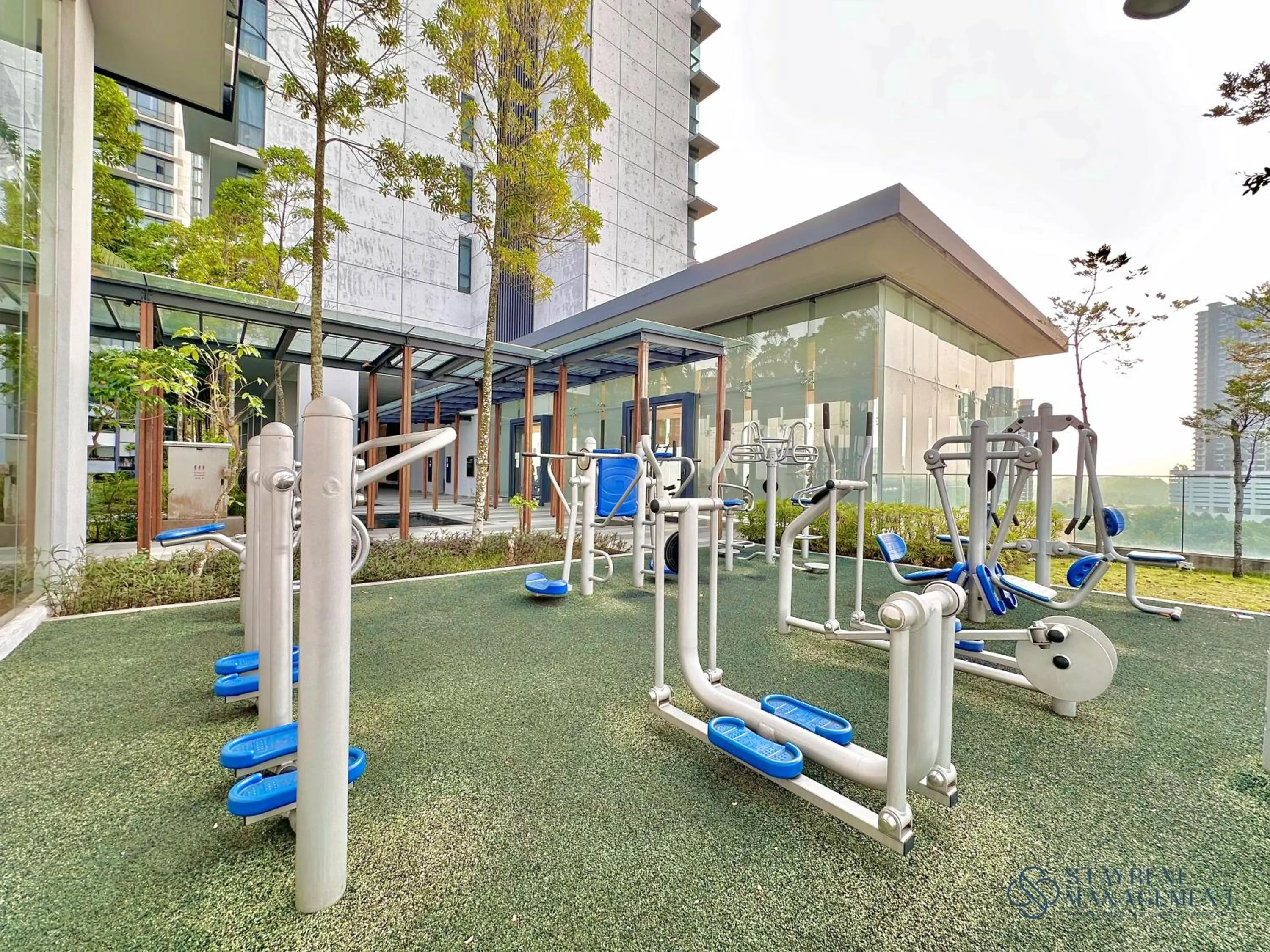 Fitness centre/facilities in Grand Medini Residence Nusajaya by Stayrene