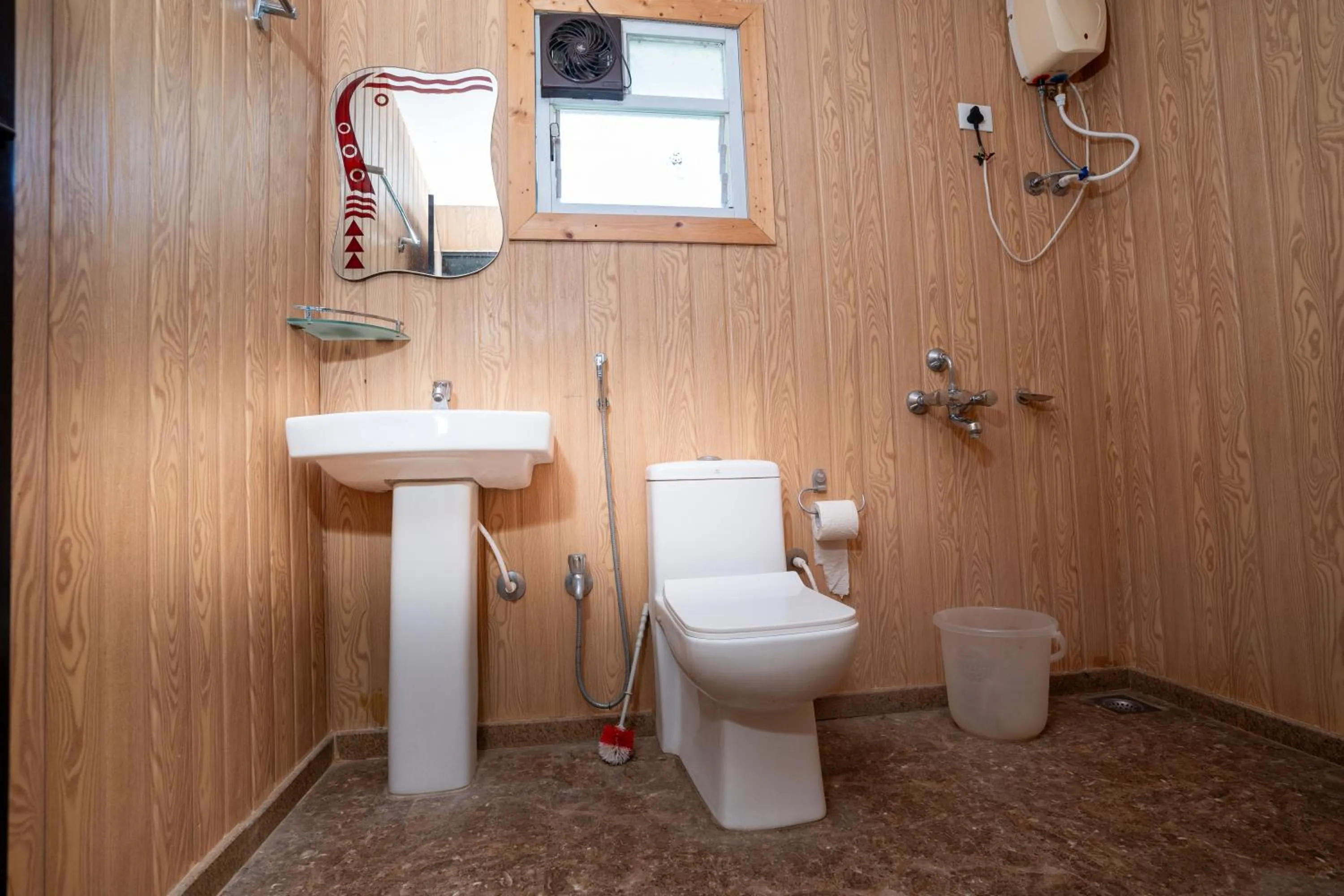 Shower in Nasya Beachside Cottages