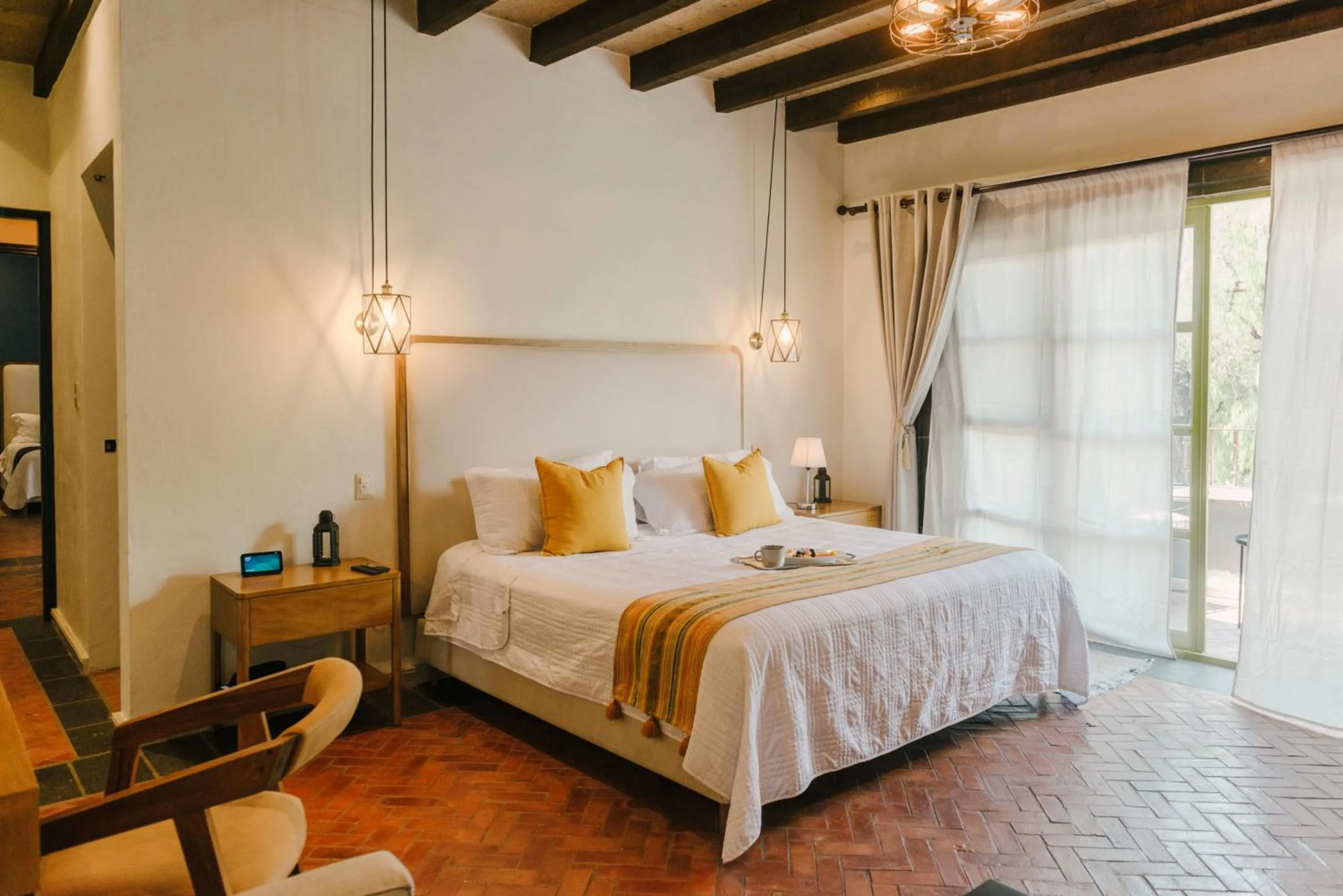 Bed in Agua Santa Hotel Boutique