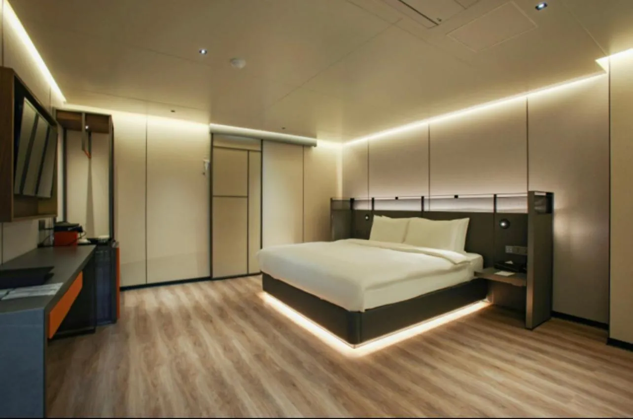 Bed in Amber City Hotel