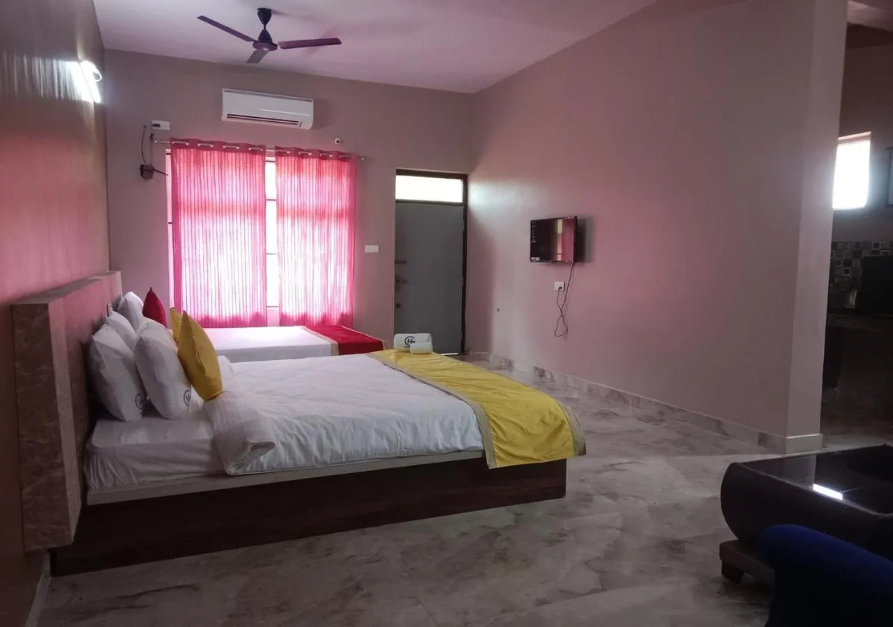 Bed in Hotel Golden Heights Gokarna