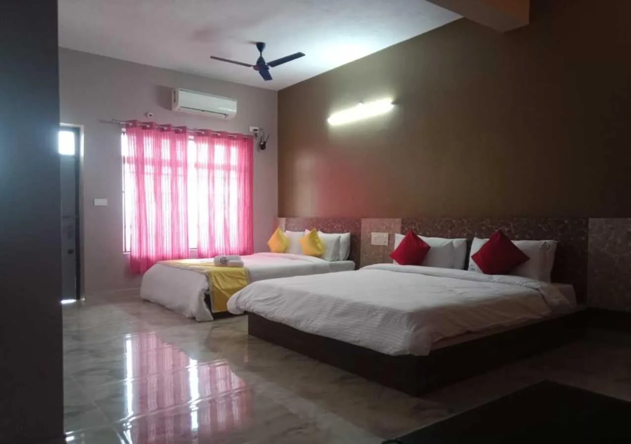 Bed in Hotel Golden Heights Gokarna