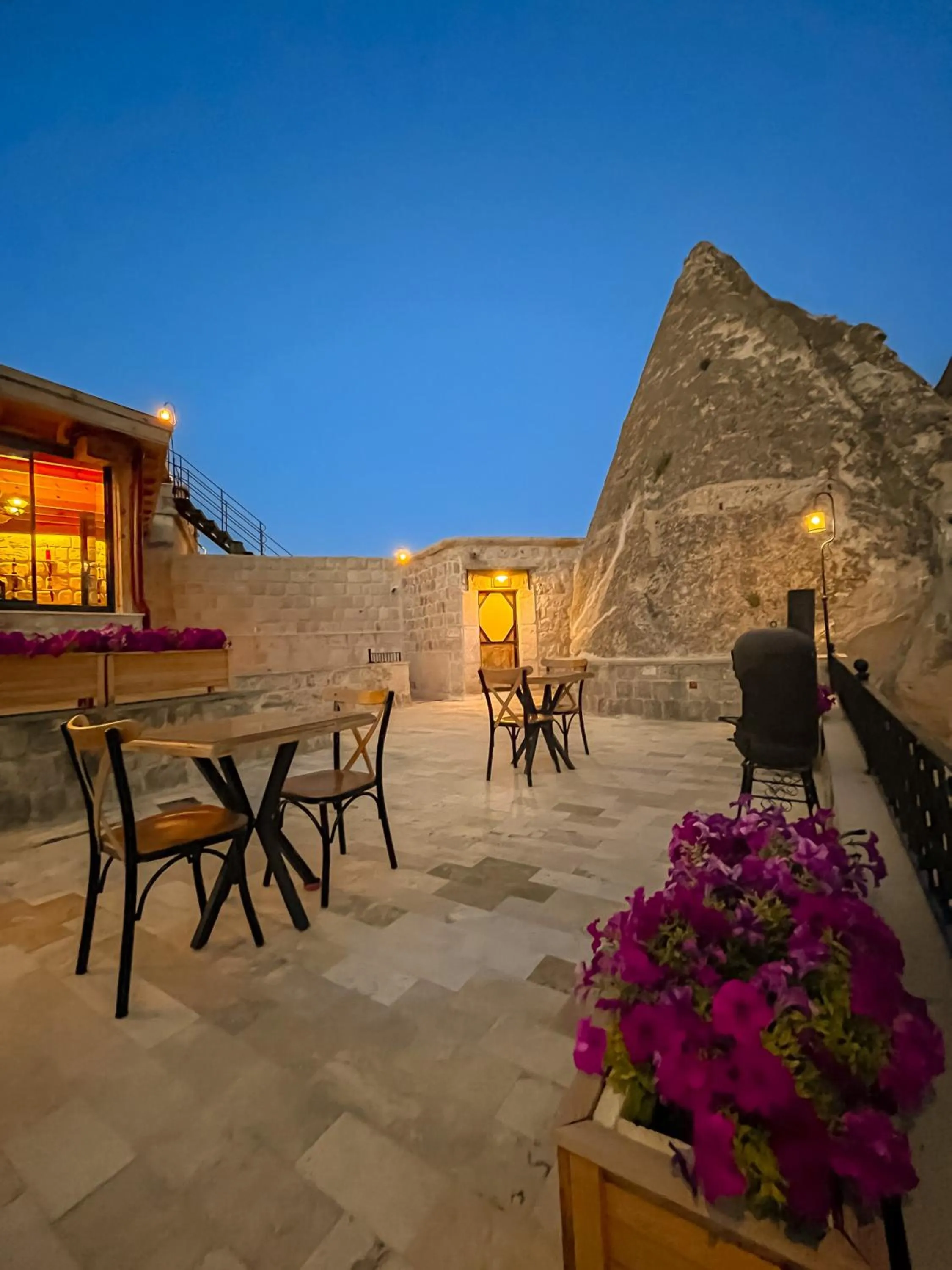 Patio in Sora Cave Hotel