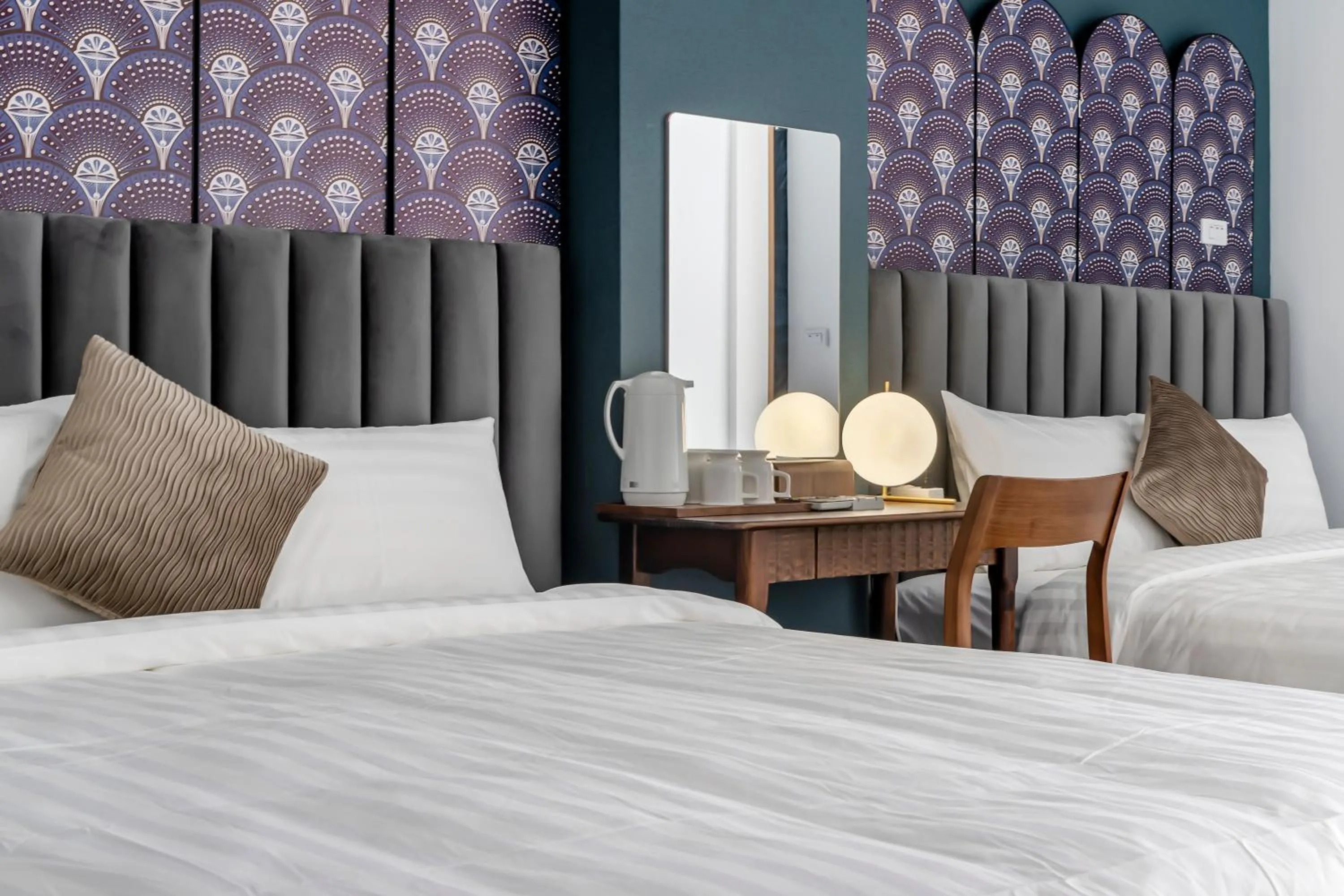 Bed in Sunset Mu Style Inn