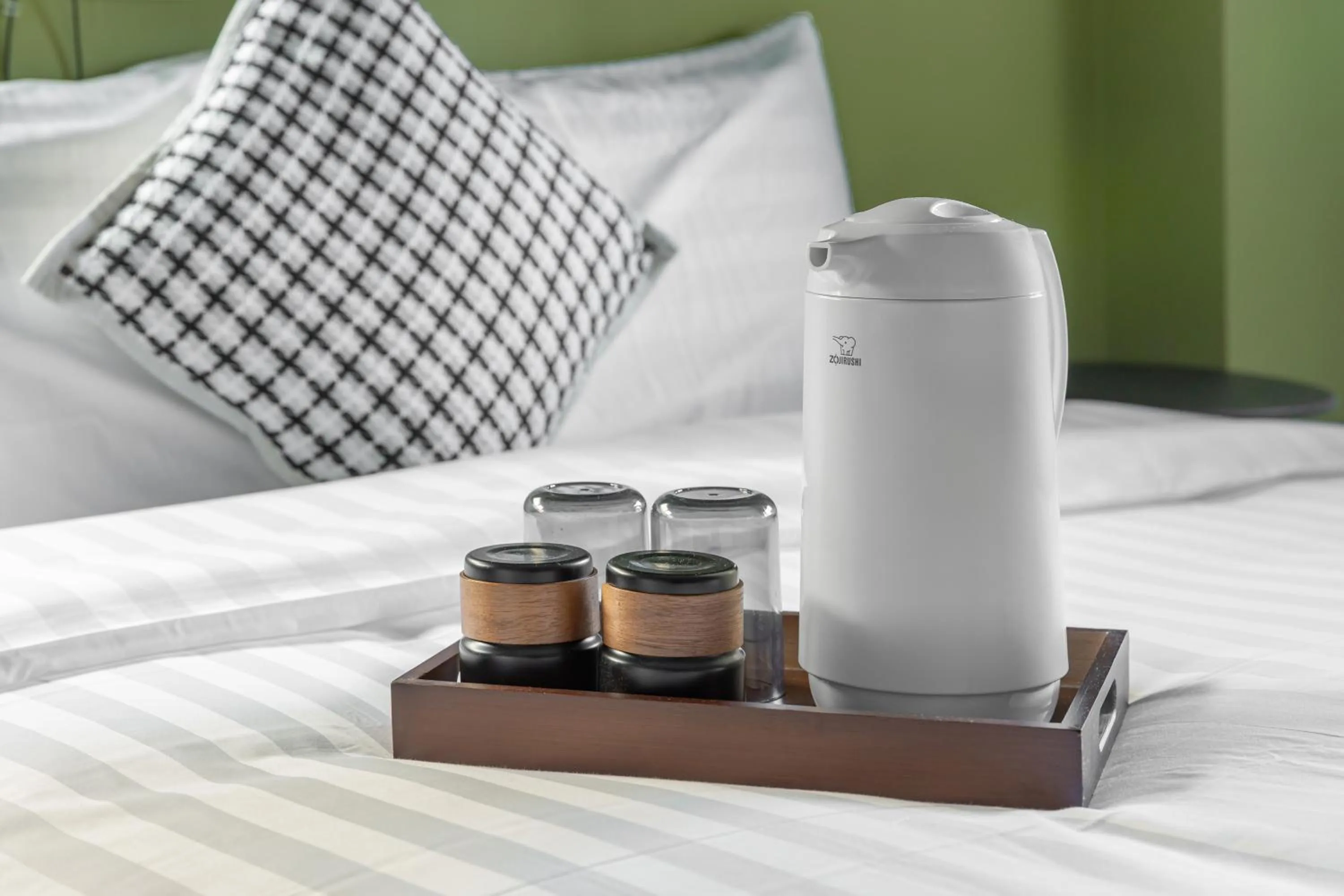 Bed in Sunset Mu Style Inn