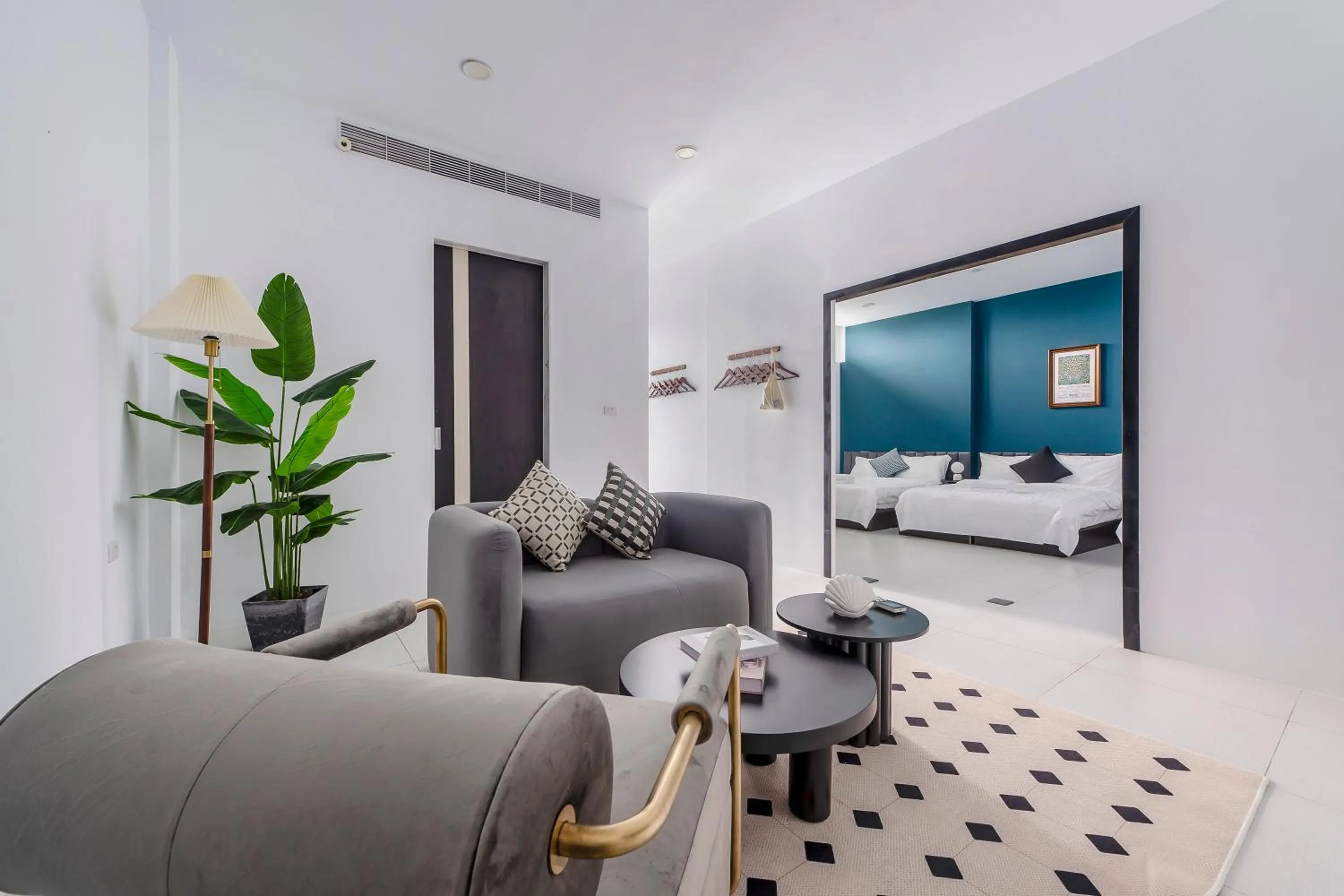 Photo of the whole room, Bed in Sunset Mu Style Inn