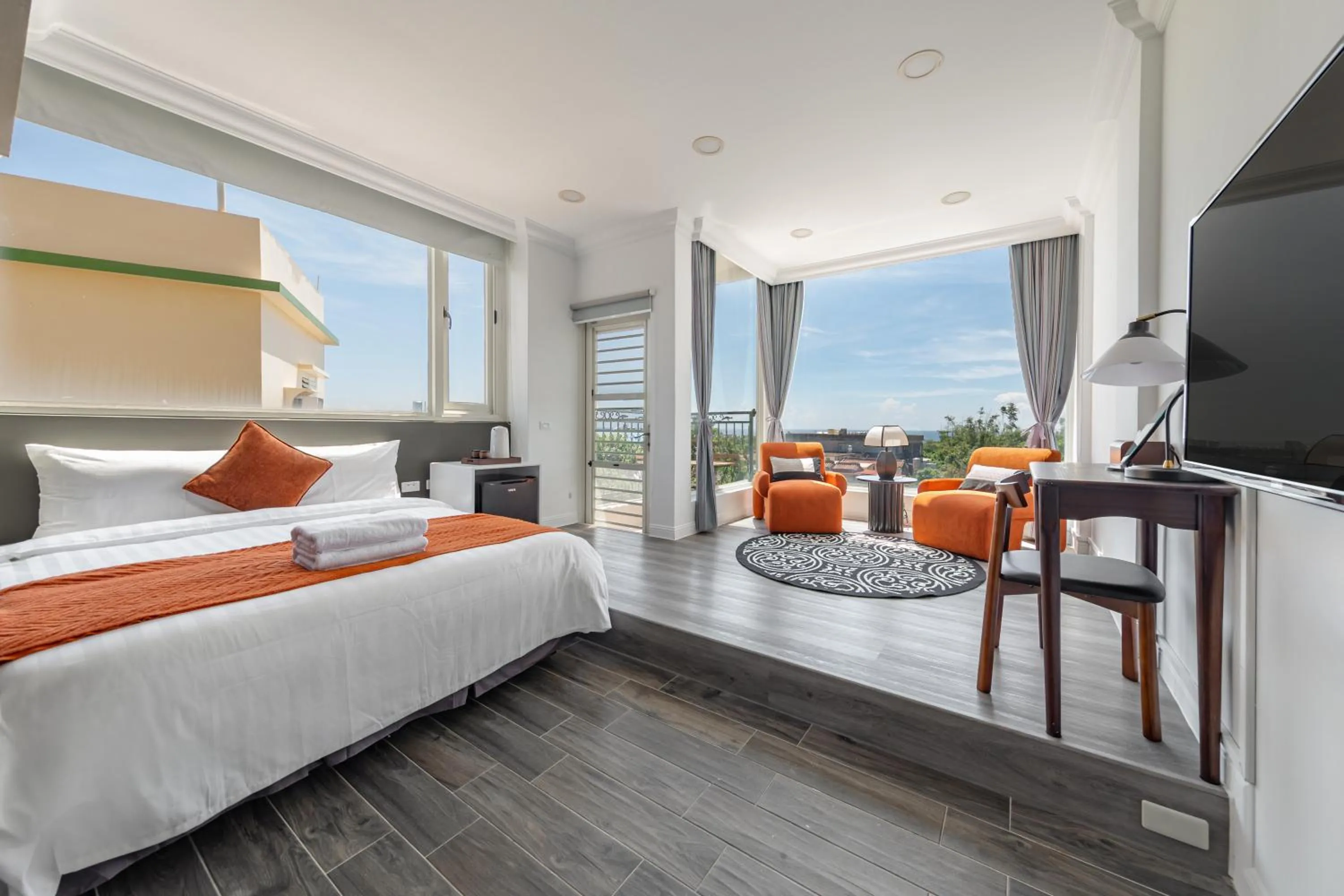 Bed in Sunset Mu Style Inn