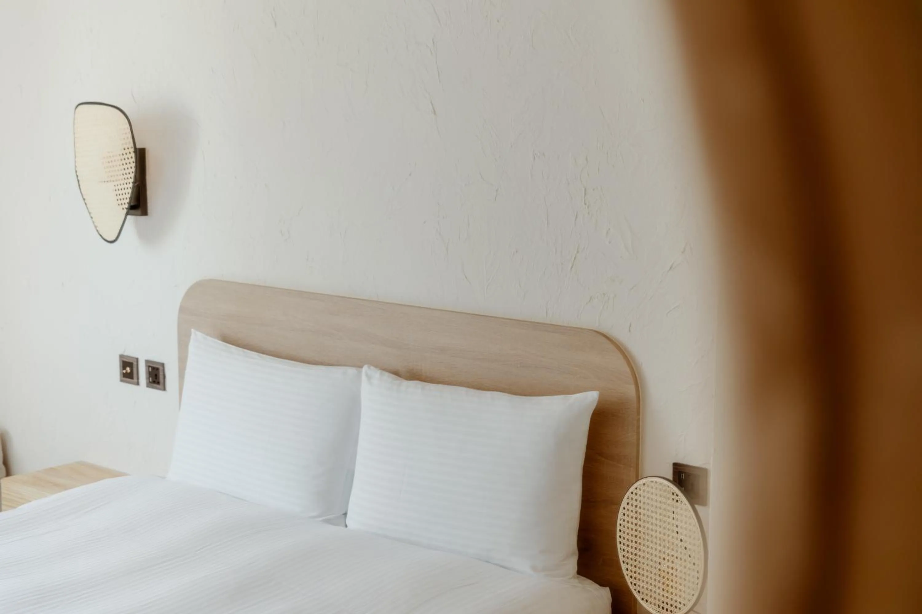 Bed in Just Inn Kaohsiung