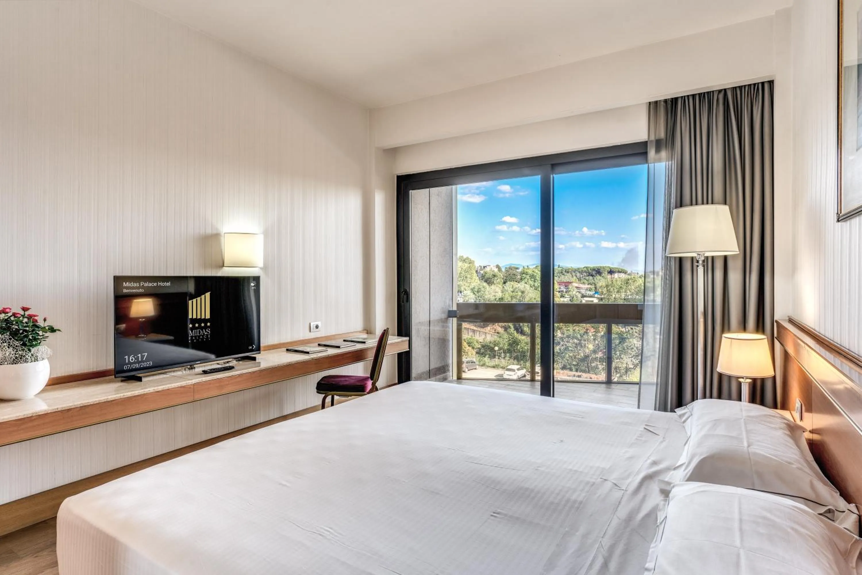 TV and multimedia, Bed in Hotel Midas Roma - A member of Barcelo Hotel Group