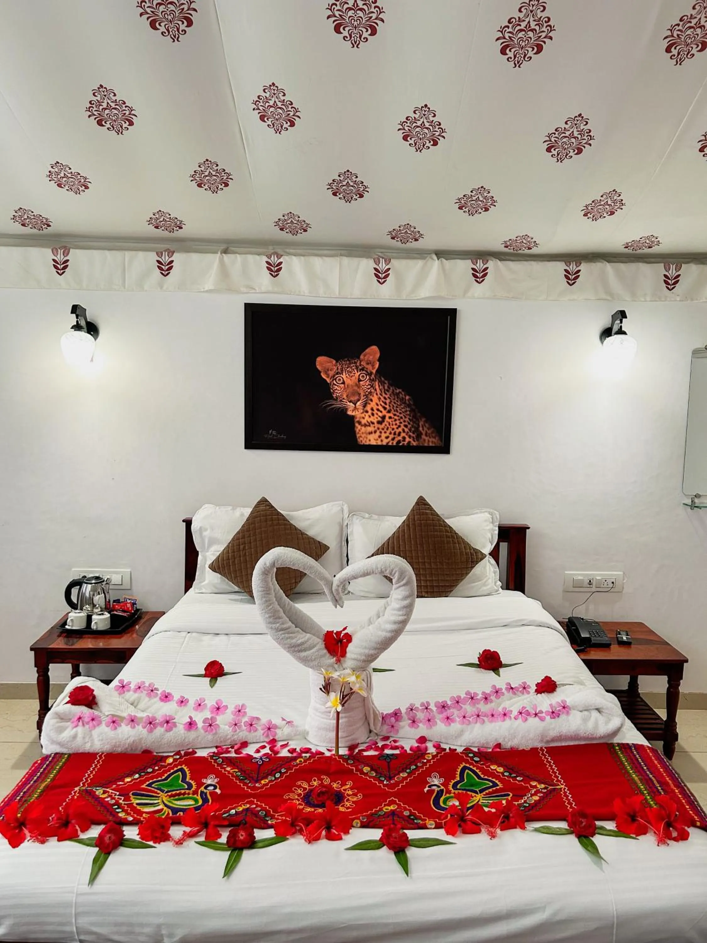 Bed in Jawai Empire Resort by Premier Hotels