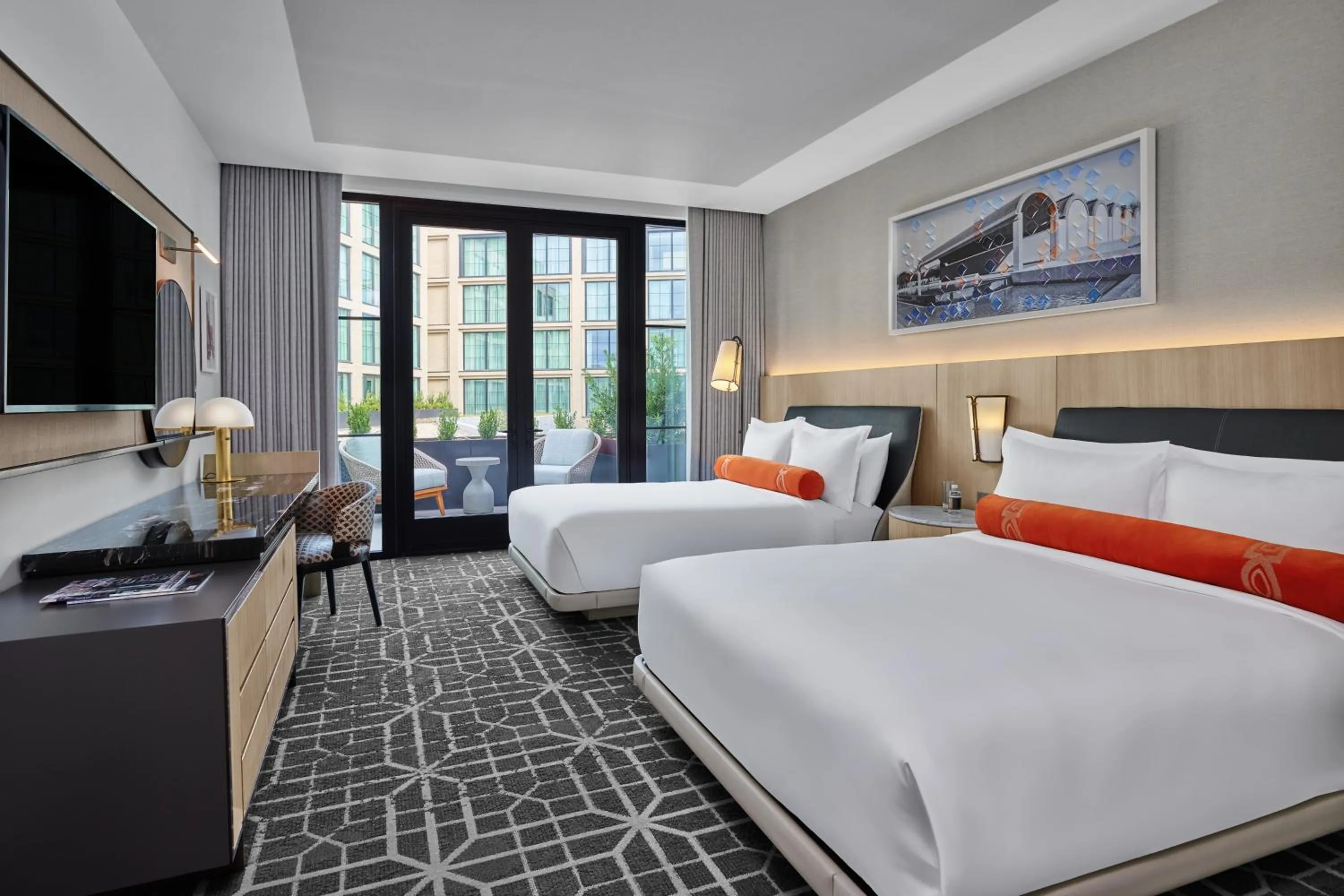 Bedroom, Bed in The Crescent Hotel, Fort Worth