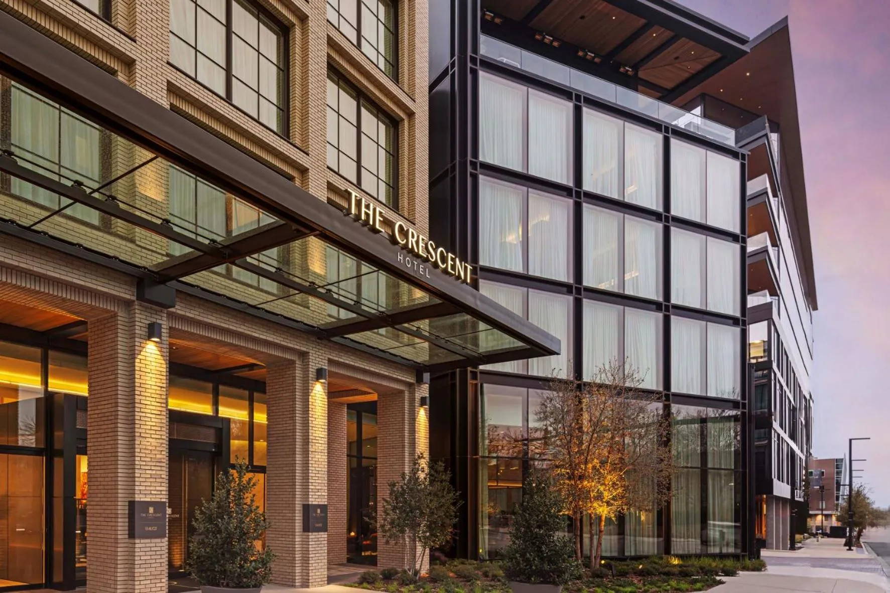 Property building in The Crescent Hotel, Fort Worth