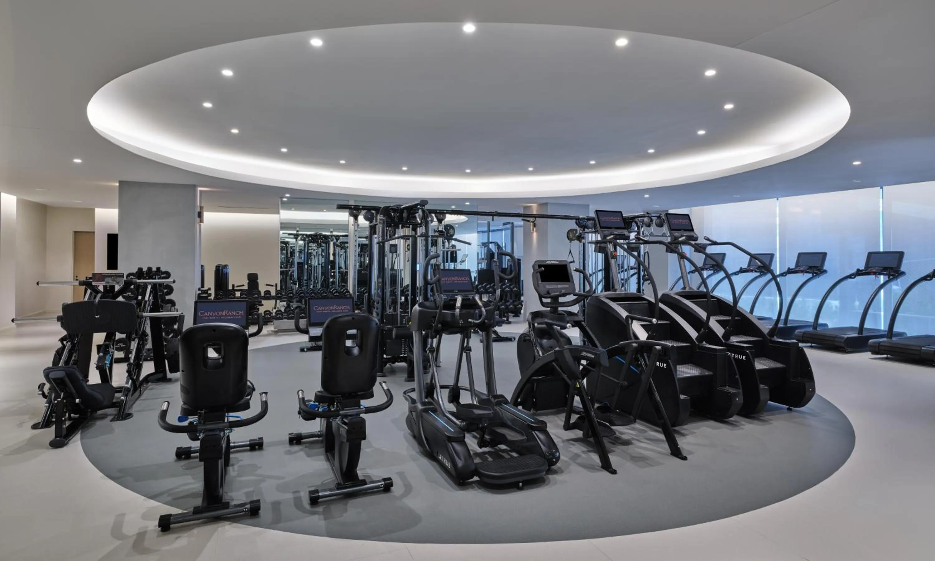 Fitness centre/facilities in The Crescent Hotel, Fort Worth