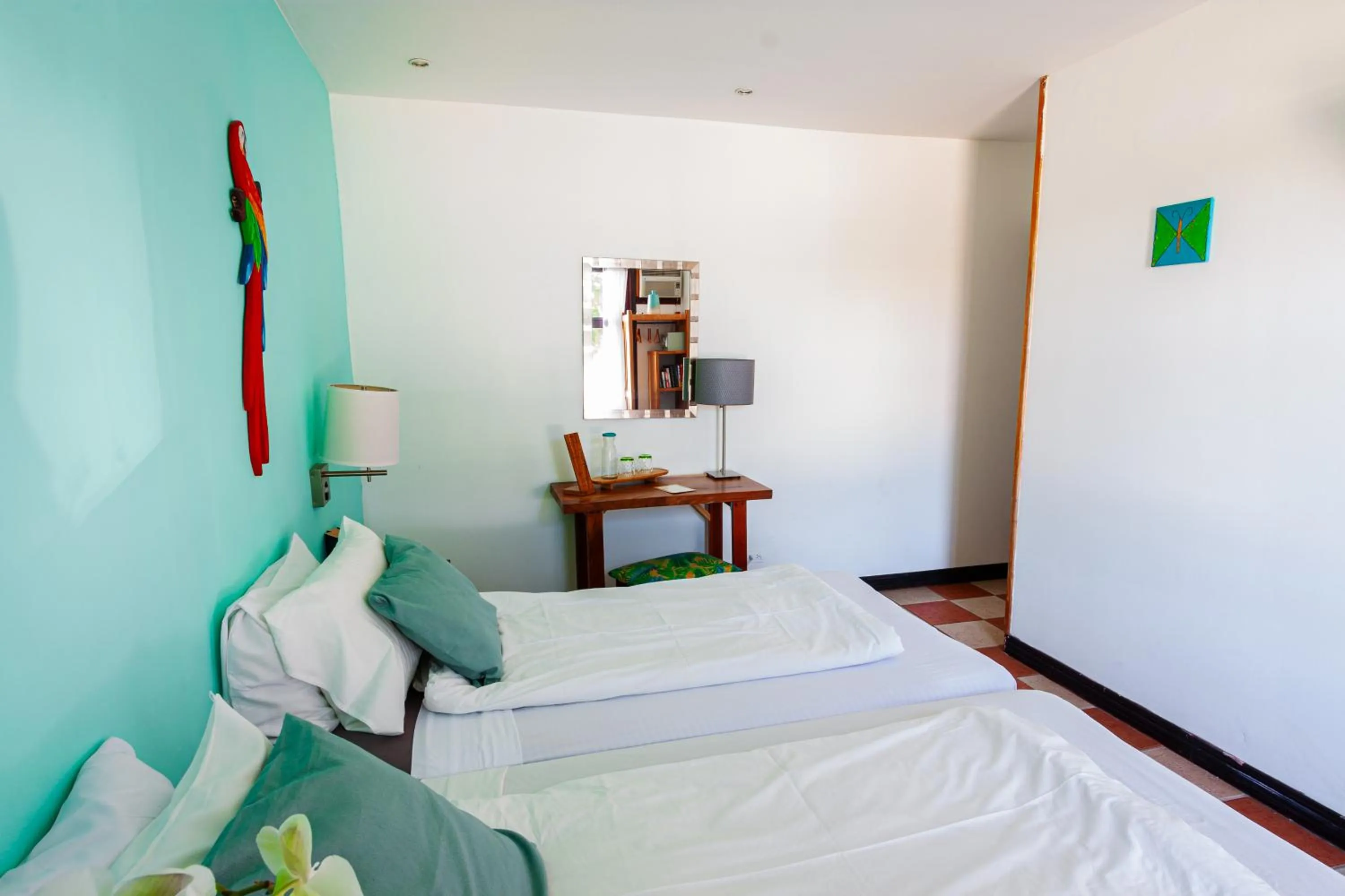 Bed in Posada Nena Santa Ana