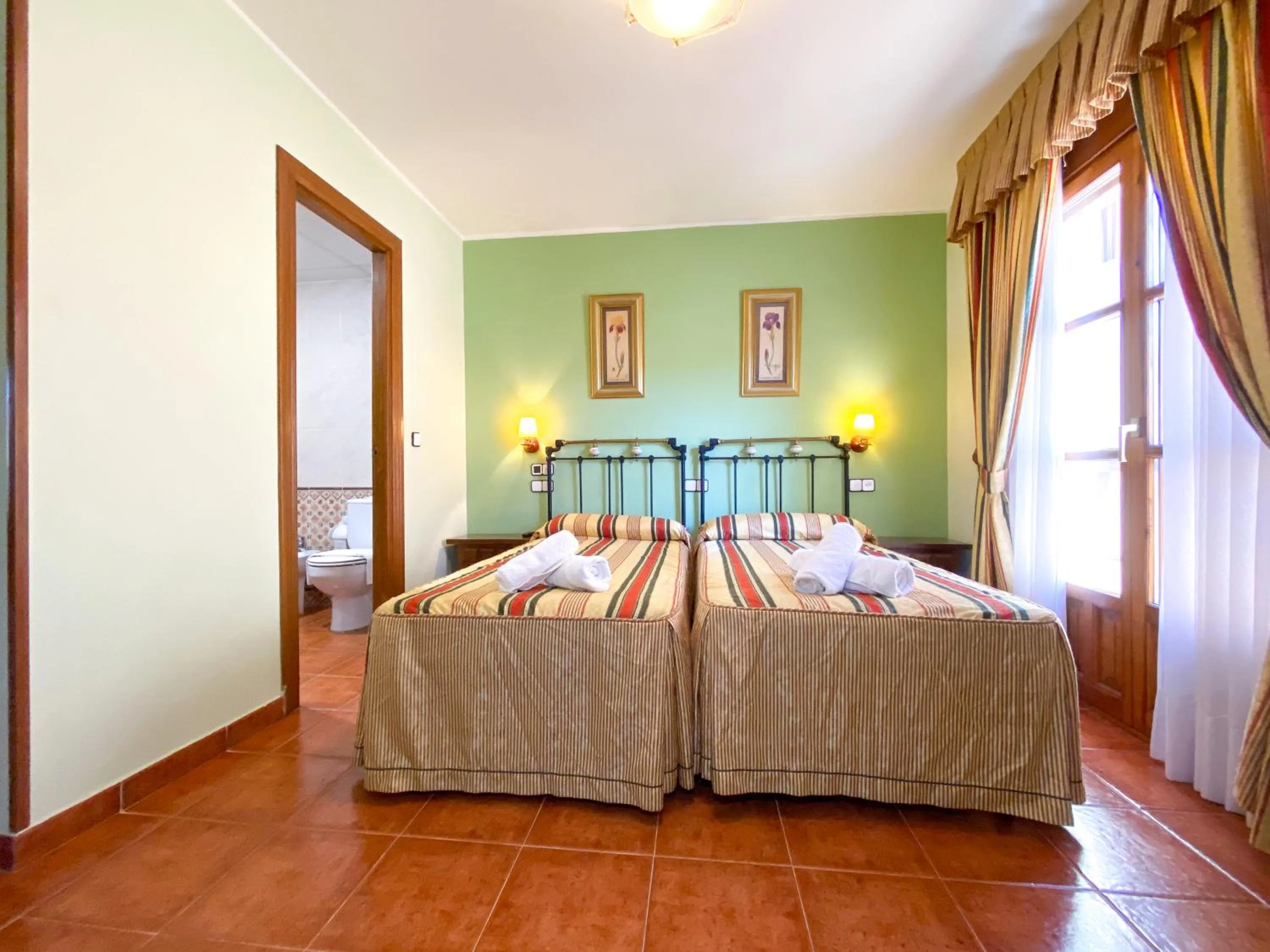 Bed in Posada Los Leones