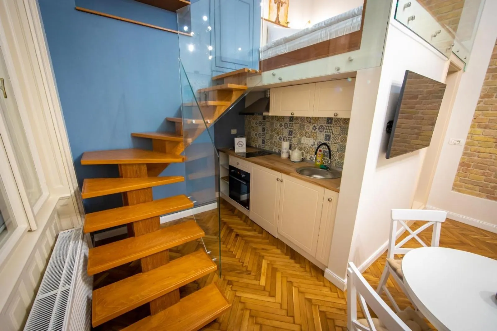 Kitchen or kitchenette in VISAJ Deluxe Downtown