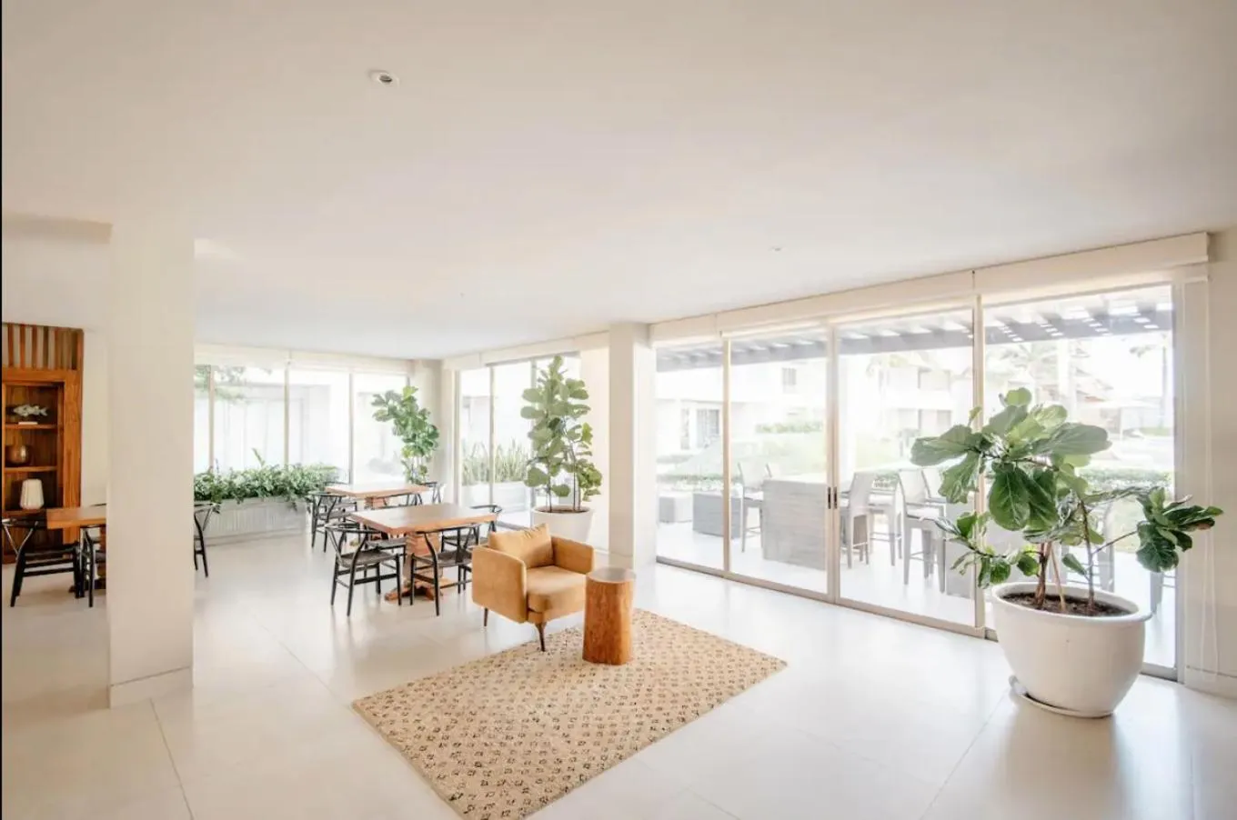 Lobby or reception in Loft con balcón privado, estacionamiento gratis - Un oasis en Los Cabos