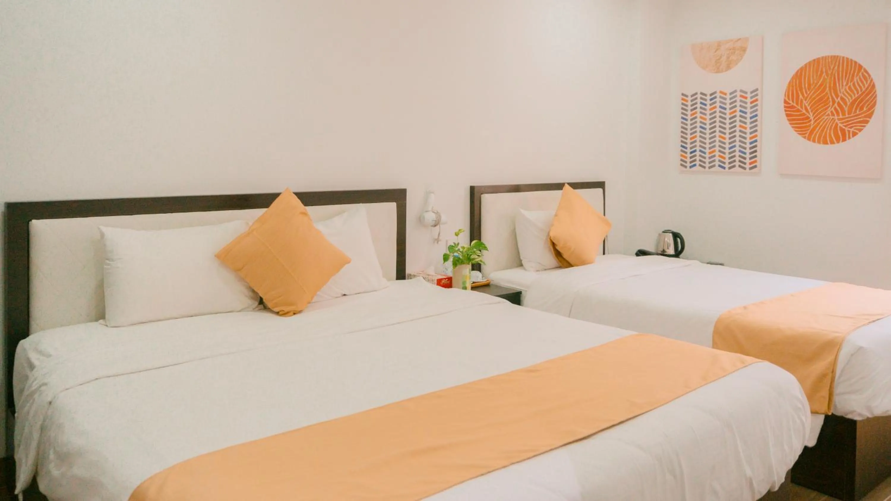 Bed in Horizon Front Beach Hotel Danang