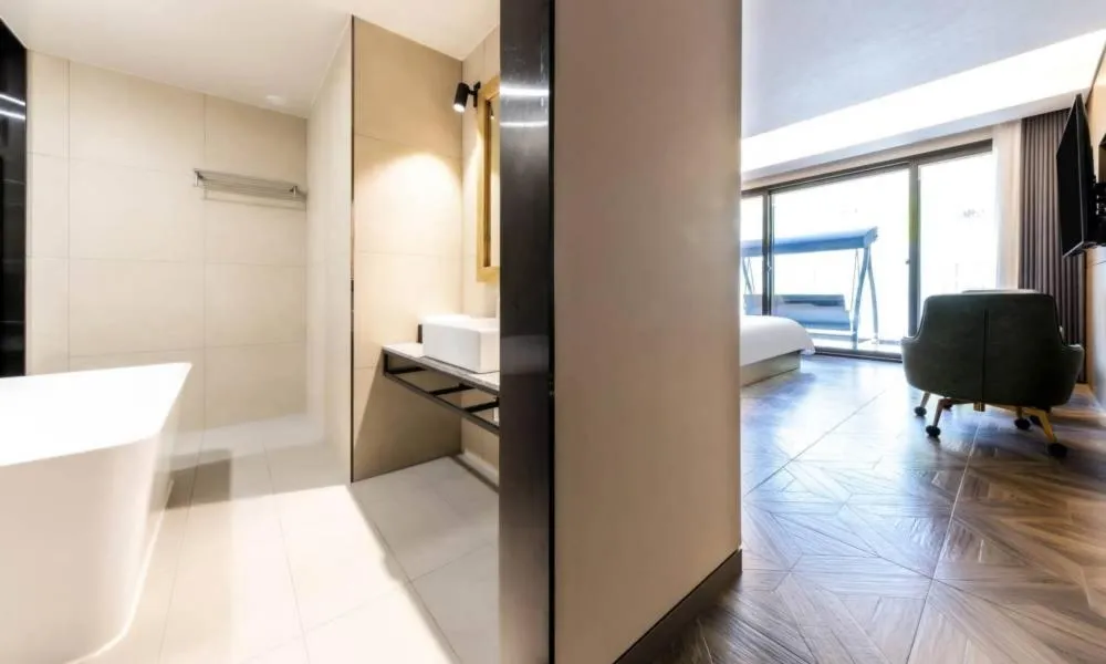 Bathroom in Anseong Nomad Hotel