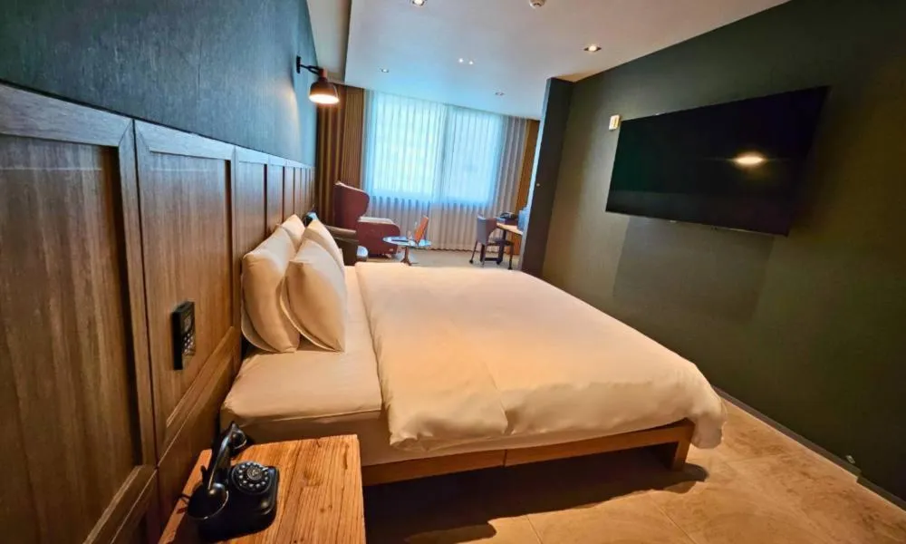 Bed in Anseong Nomad Hotel