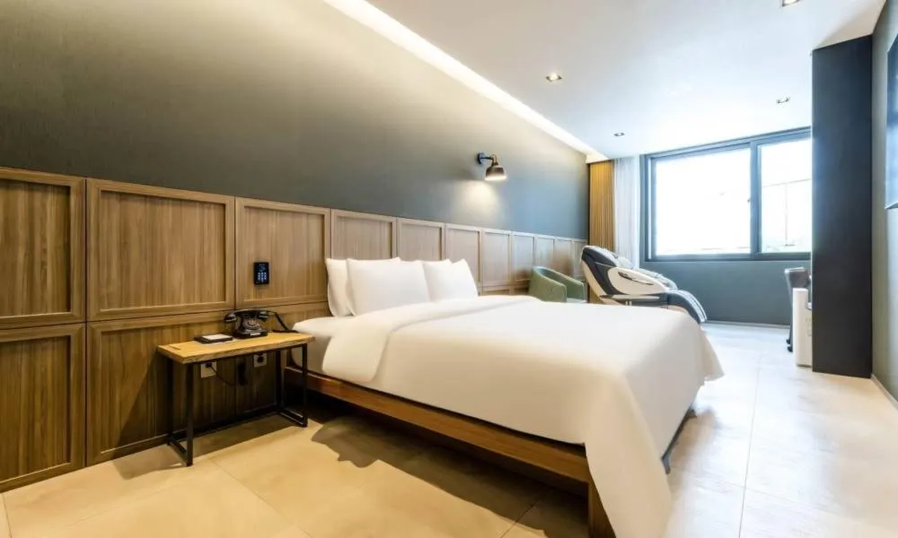 Bed in Anseong Nomad Hotel