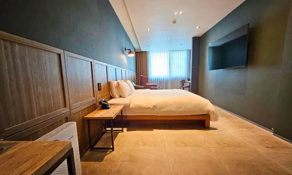 Bed in Anseong Nomad Hotel