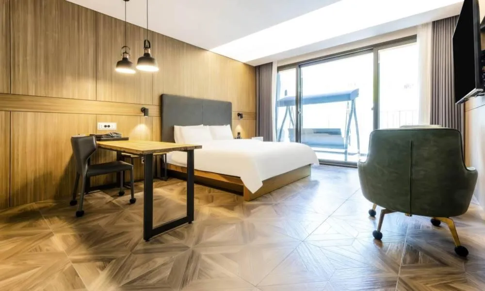 Bed in Anseong Nomad Hotel