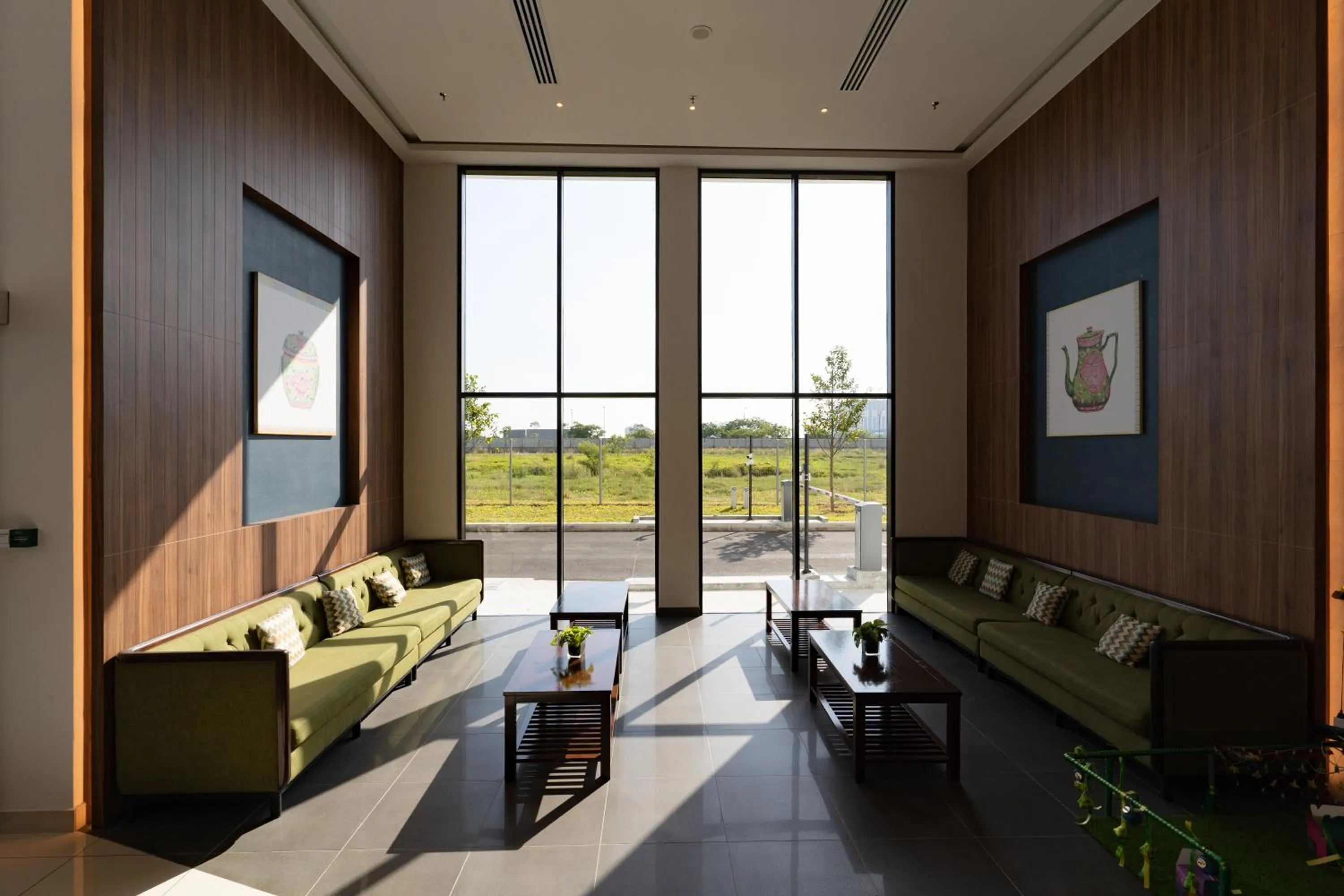 Lobby or reception in Amber Cove Impression City Melaka By Dawn Stay Free Netflix