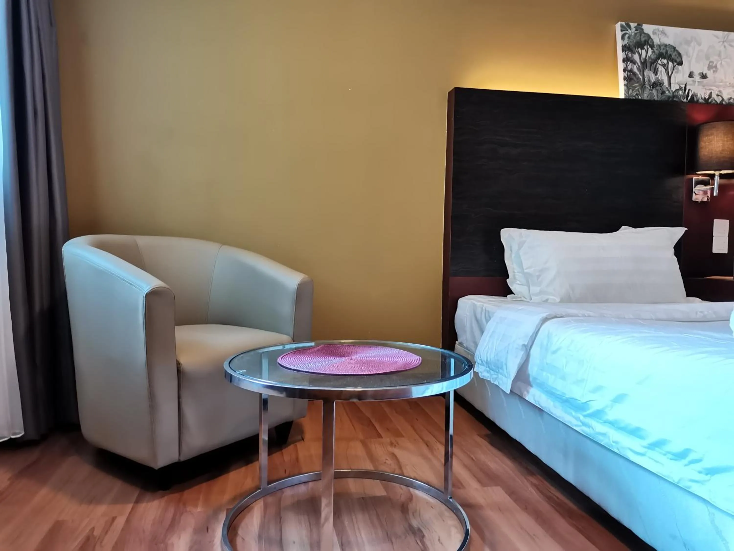 Bed in Greenage MingSuite 明绿时代套房 Kota Kinabalu 亚庇市中心