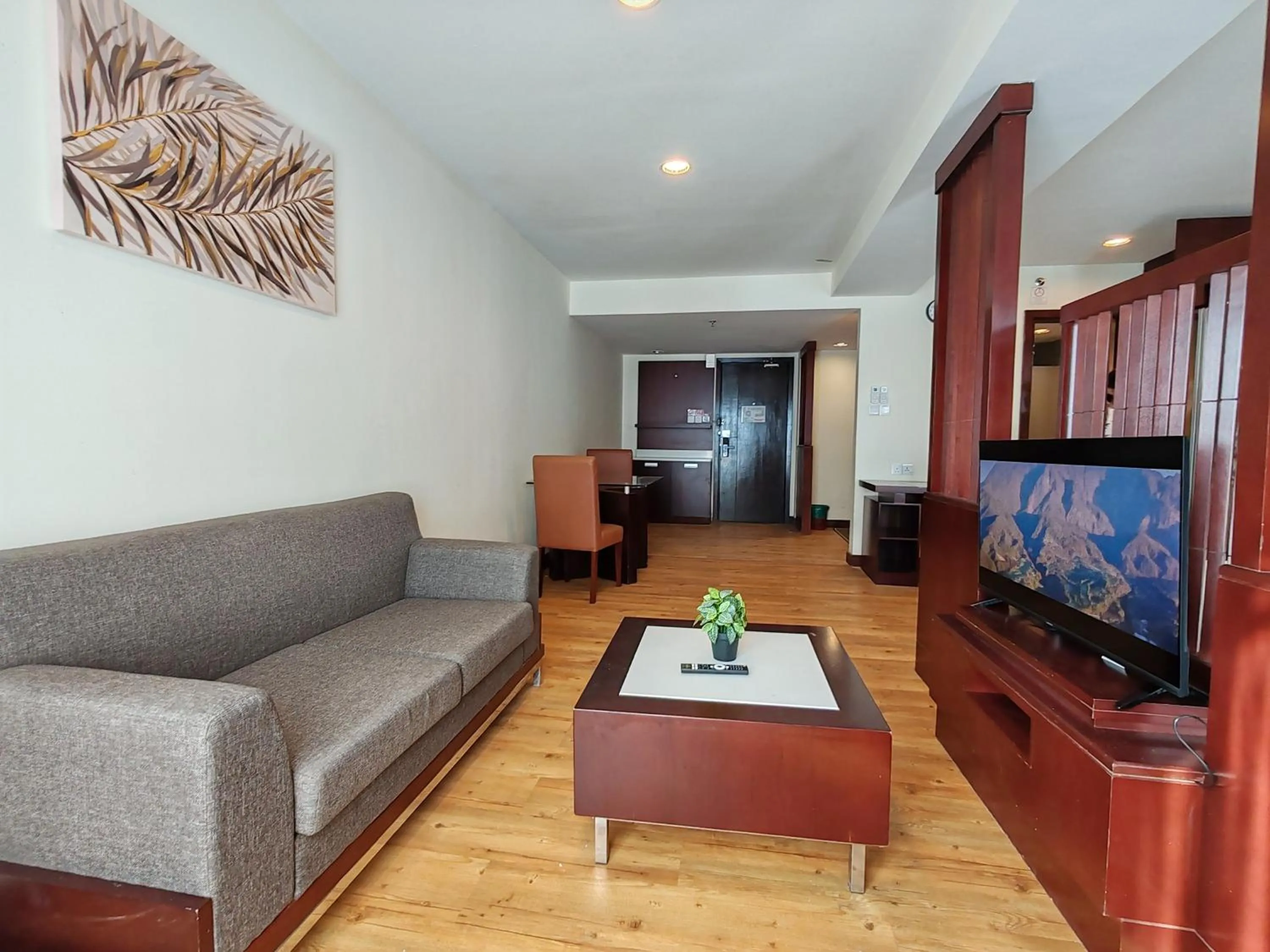 TV and multimedia in Greenage MingSuite 明绿时代套房 Kota Kinabalu 亚庇市中心