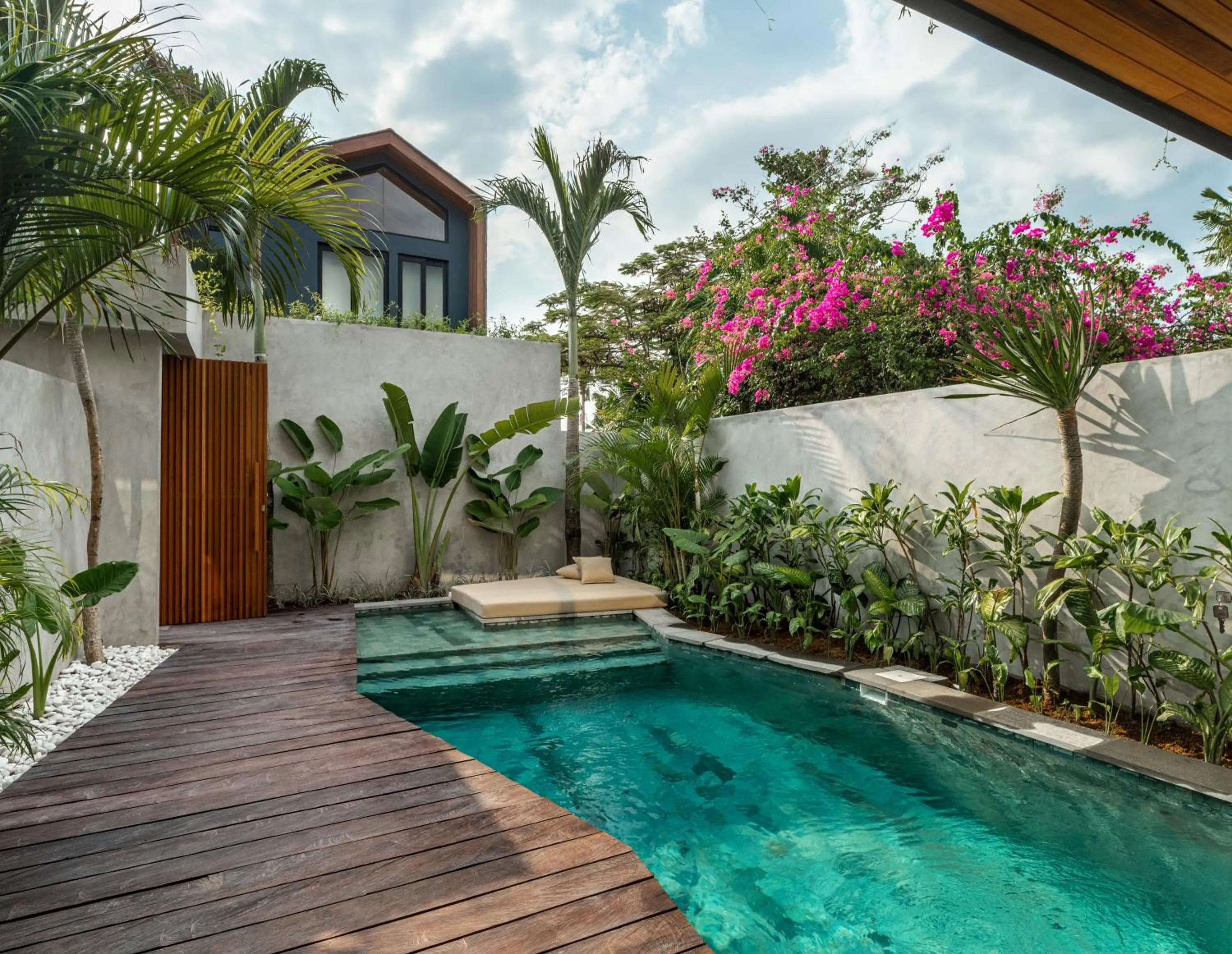 Swimming pool in Blacksand Villas Canggu