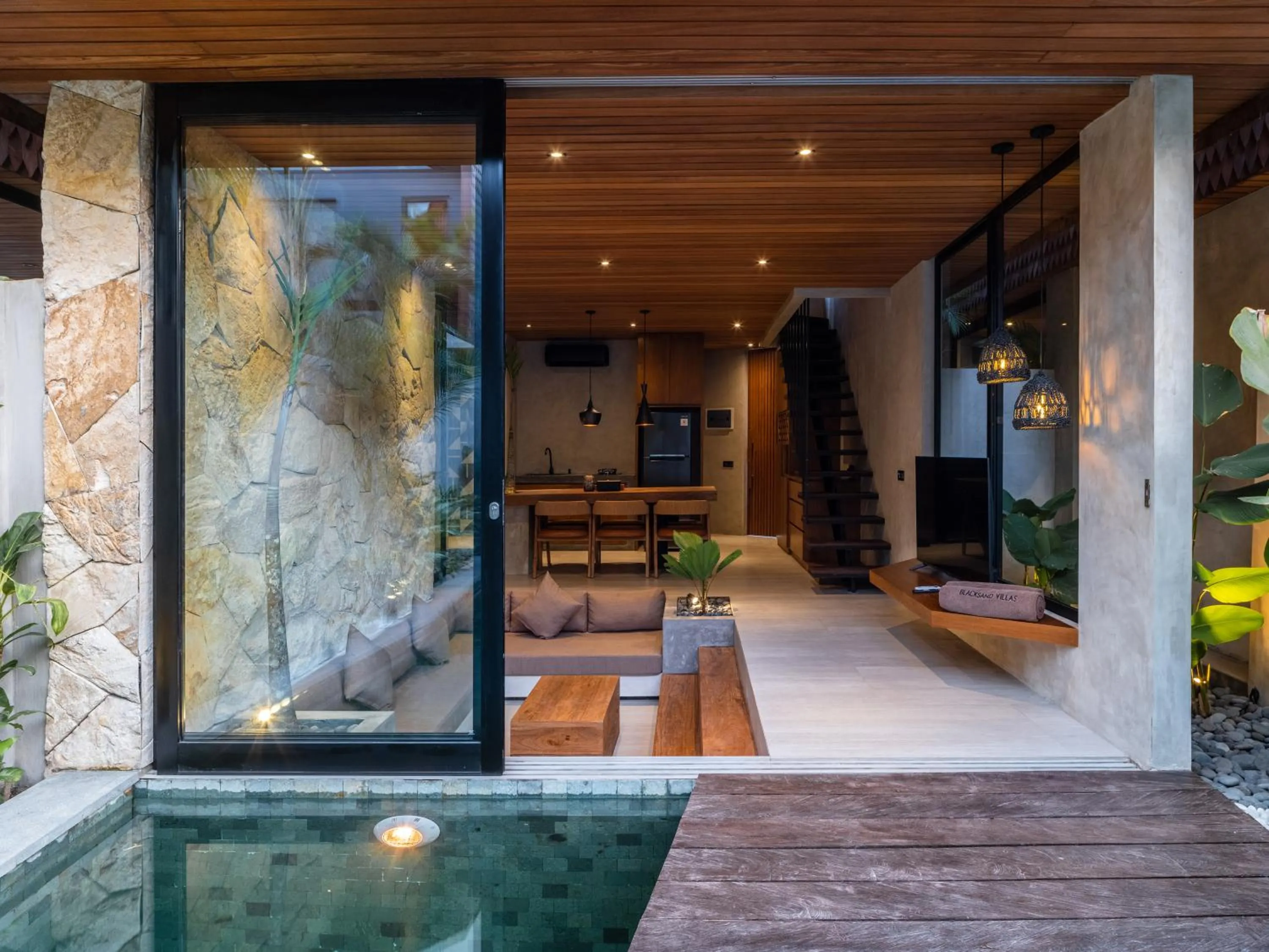 Patio in Blacksand Villas Canggu