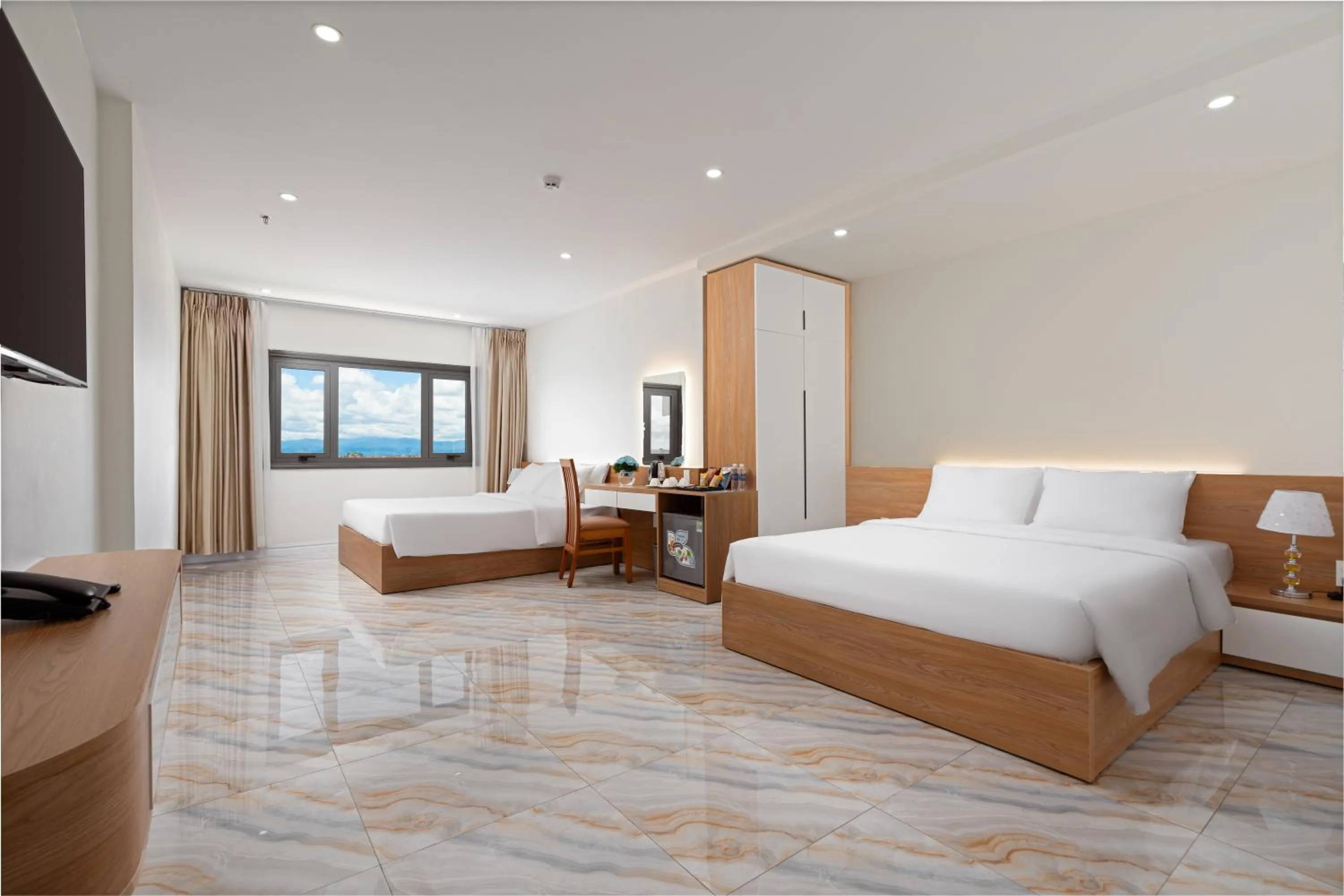 Photo of the whole room, Bed in DONG PHUONG HOTEL