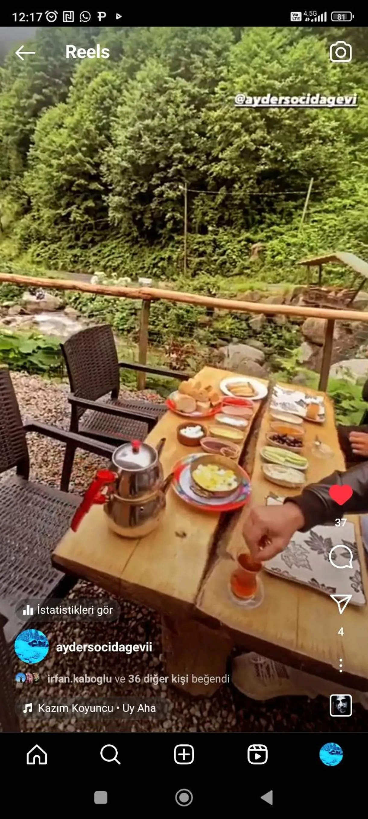 Breakfast in AYDER SOCi DAĞ EVLERİ