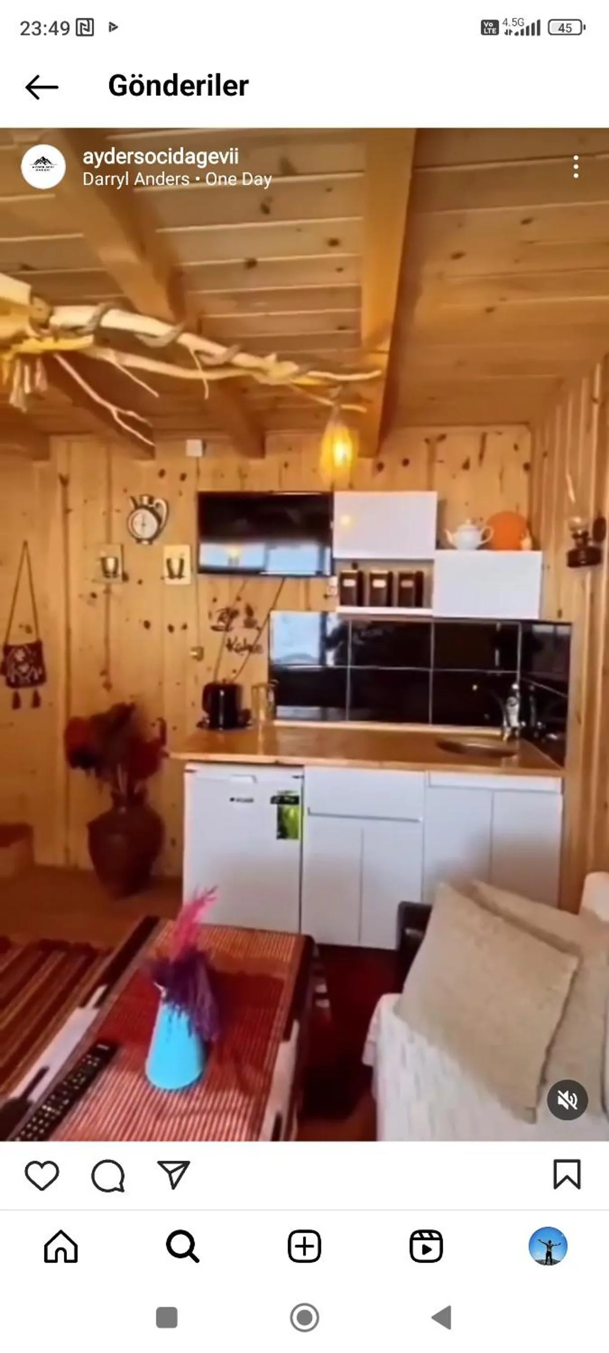 Kitchen or kitchenette in AYDER SOCi DAĞ EVLERİ