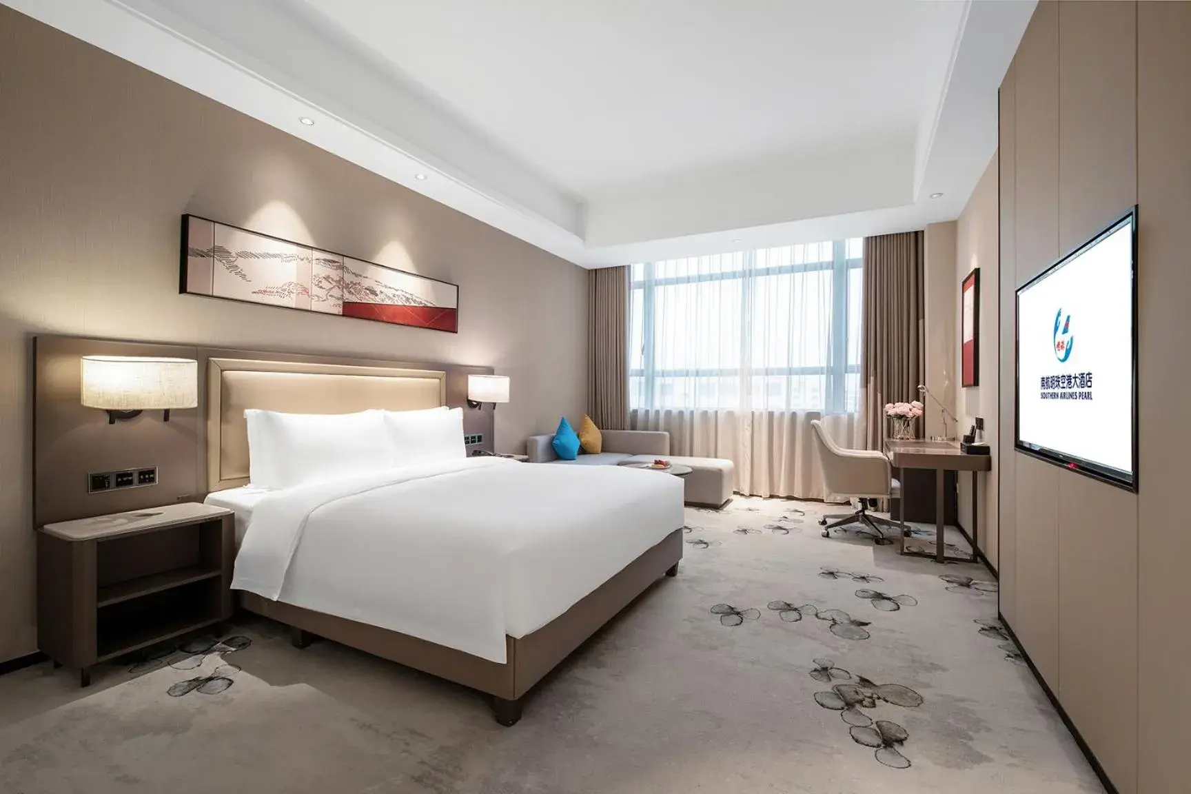 Deluxe Double Room in Guangzhou Southern Airlines Pearl Airport Hotel- Free shuttle bus to airport Deluxe Double Room in Guangzhou Southern Airlines Pearl Airport Hotel- Free shuttle bus to airport