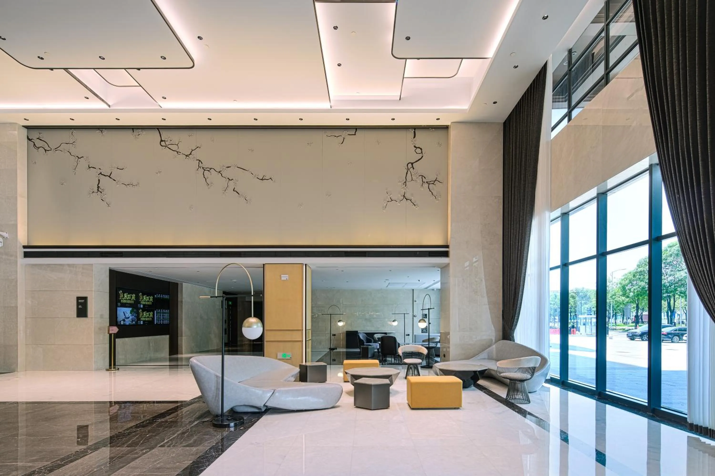 Lobby or reception, Bed in Guangzhou Southern Airlines Pearl Airport Hotel