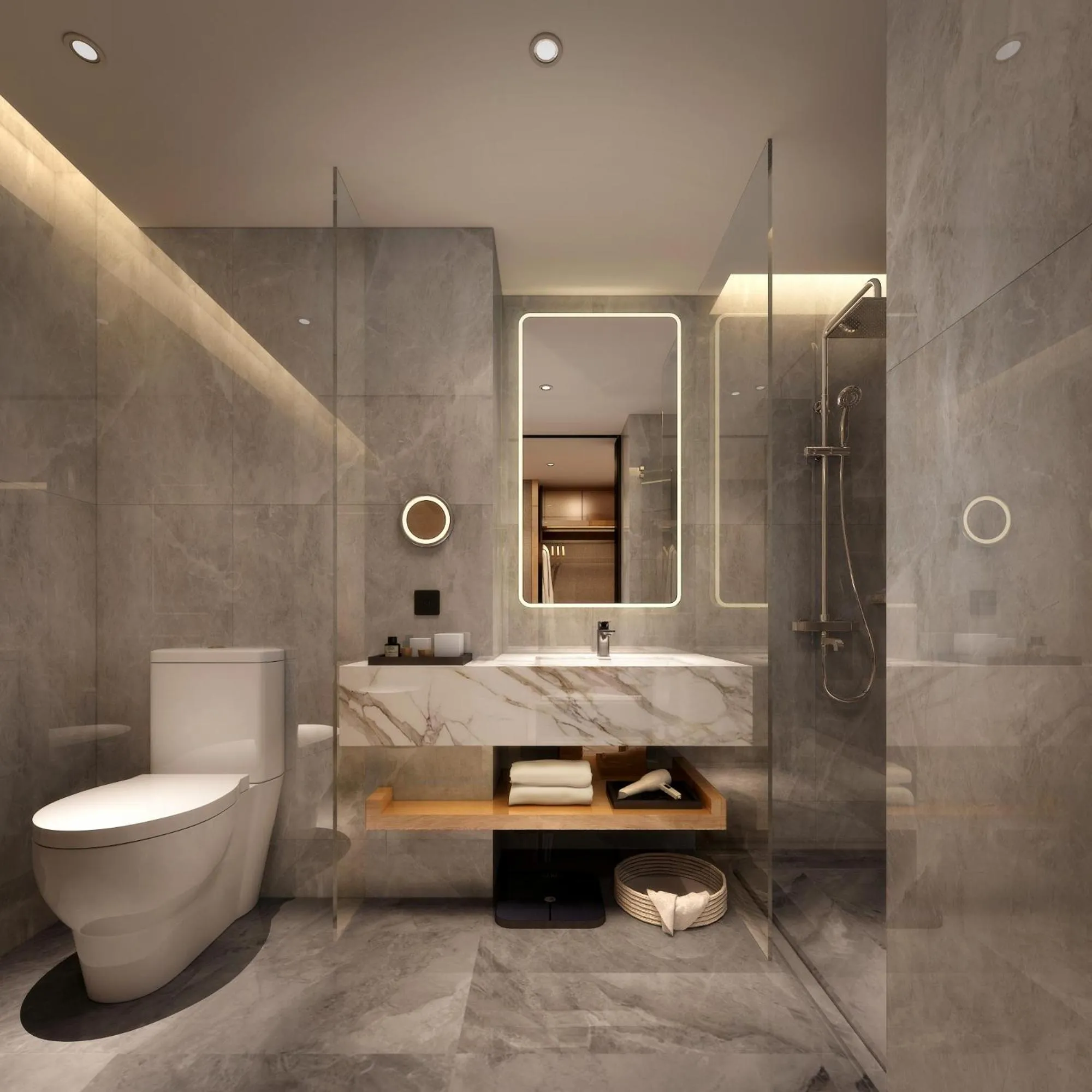 Toilet in Guangzhou Southern Airlines Pearl Airport Hotel