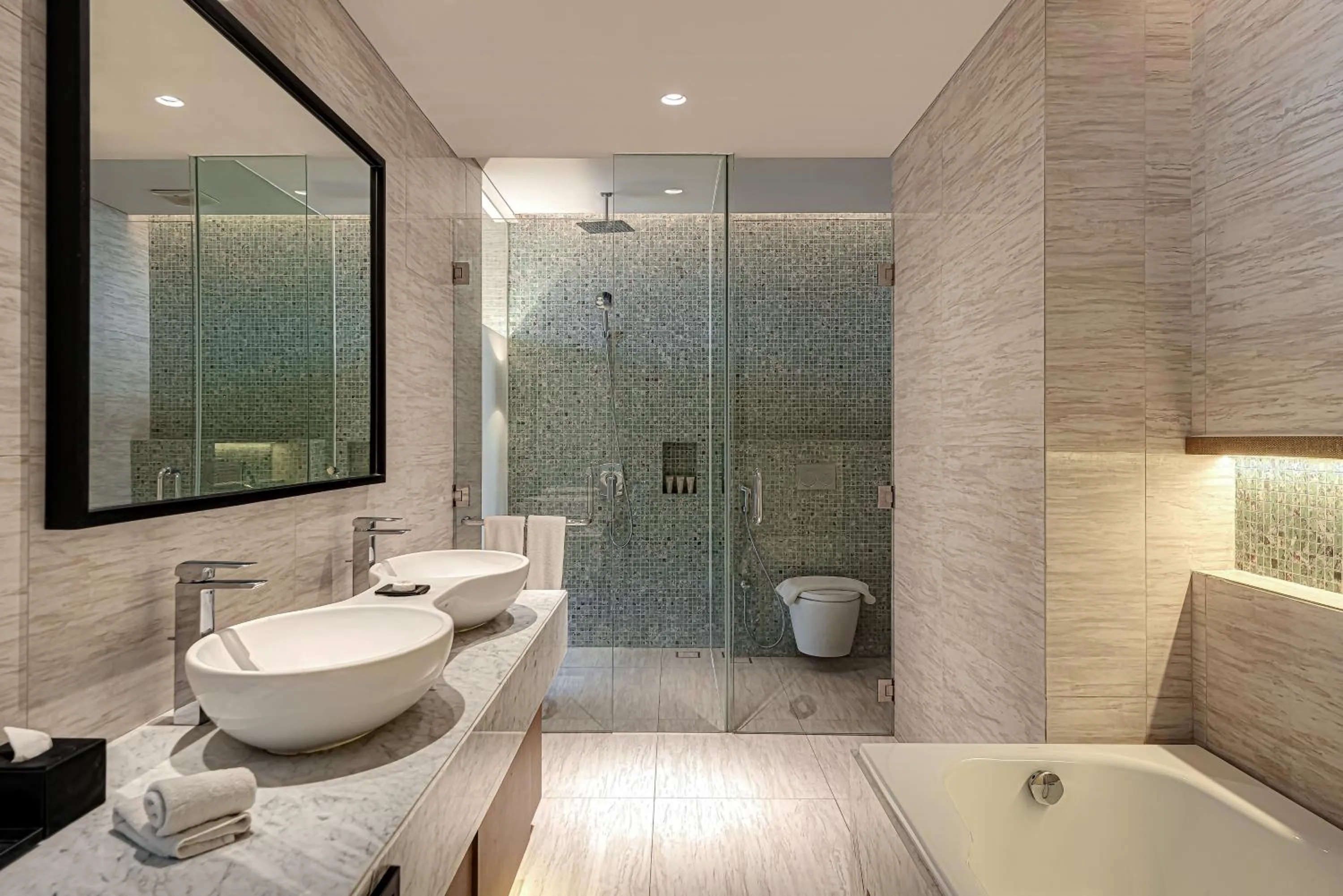 Bathroom in Whiz Luxe Hotel Spazio Surabaya