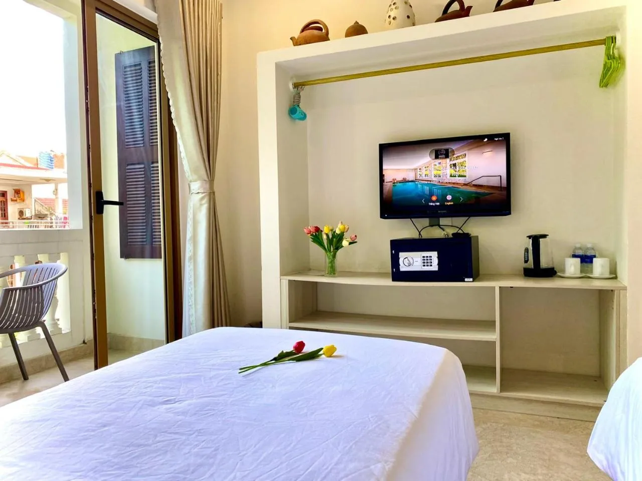 Bed in DE VIVRE HOI AN - Aman Boutique Hotel