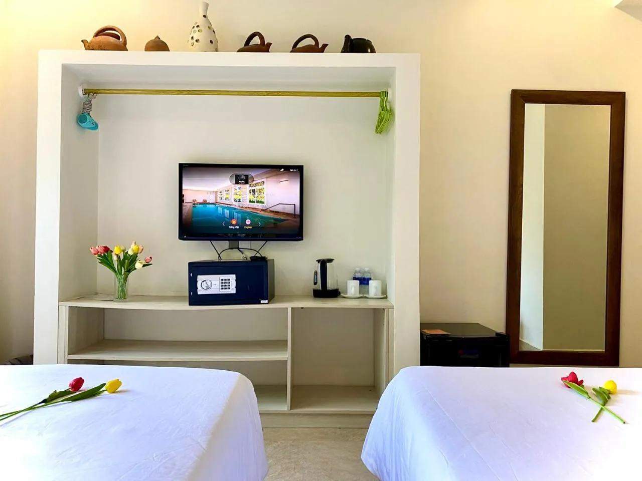 Bed in DE VIVRE HOI AN - Aman Boutique Hotel