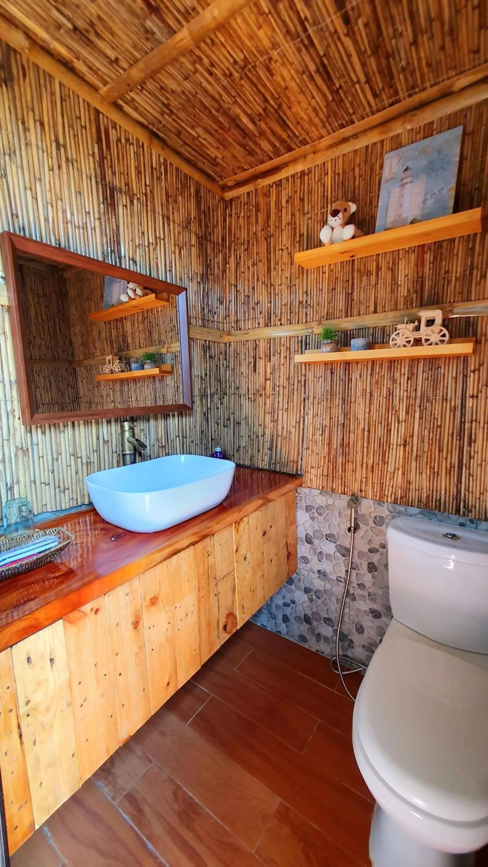 Toilet in The Farm Shack by SMS Hospitality