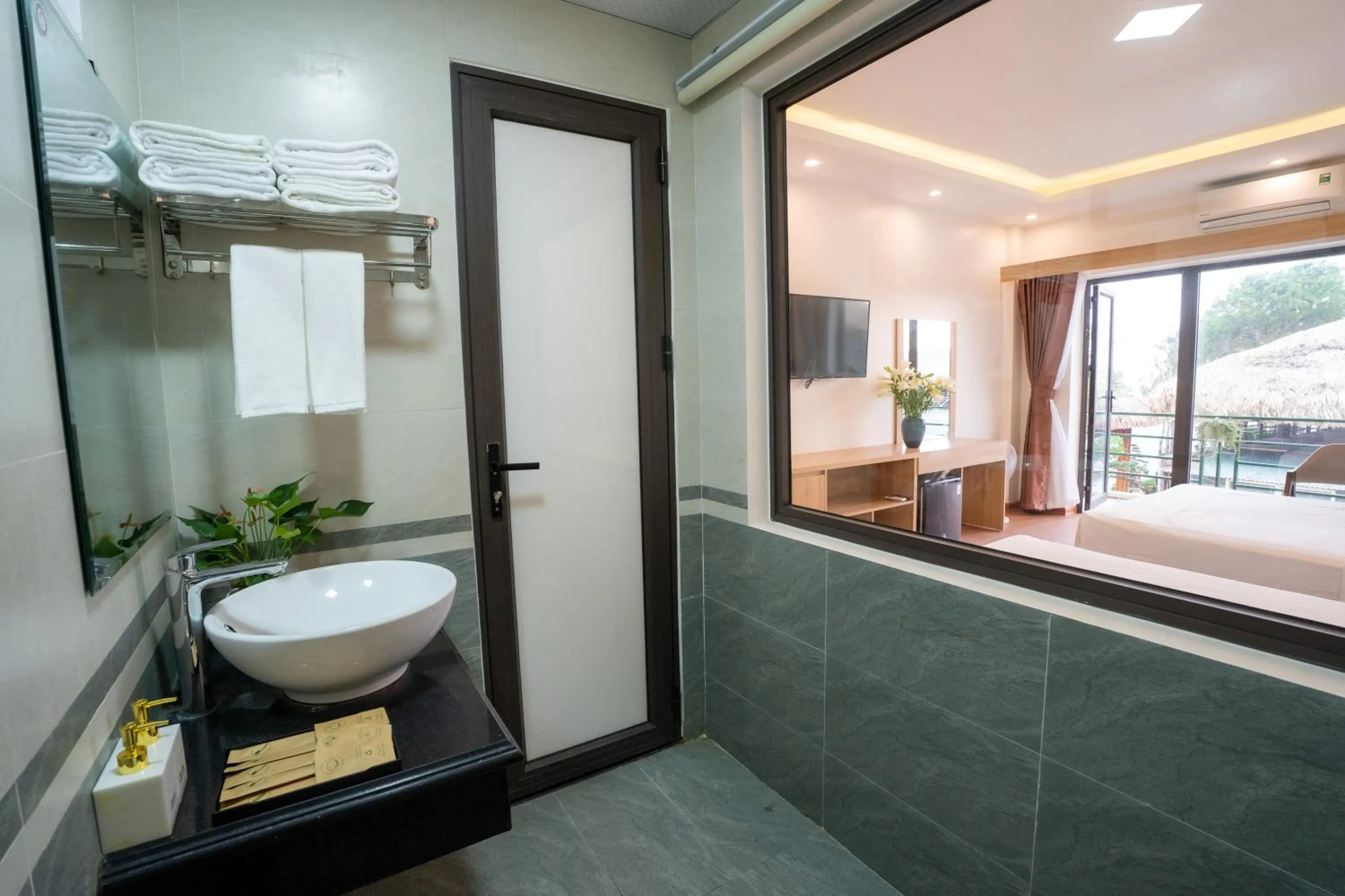 Bathroom in Vsana Vu Son Hotel