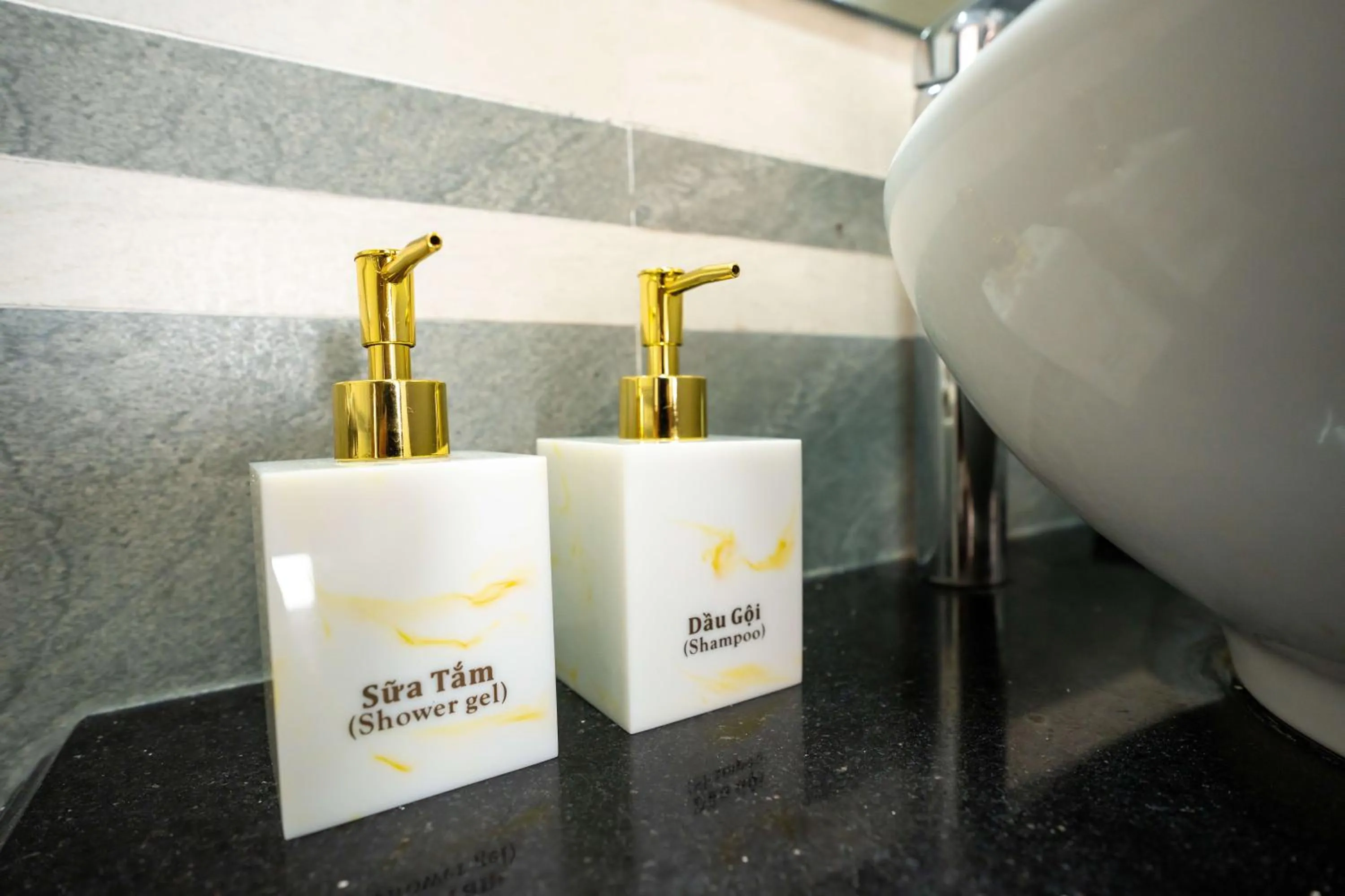 Bathroom in Vsana Vu Son Hotel